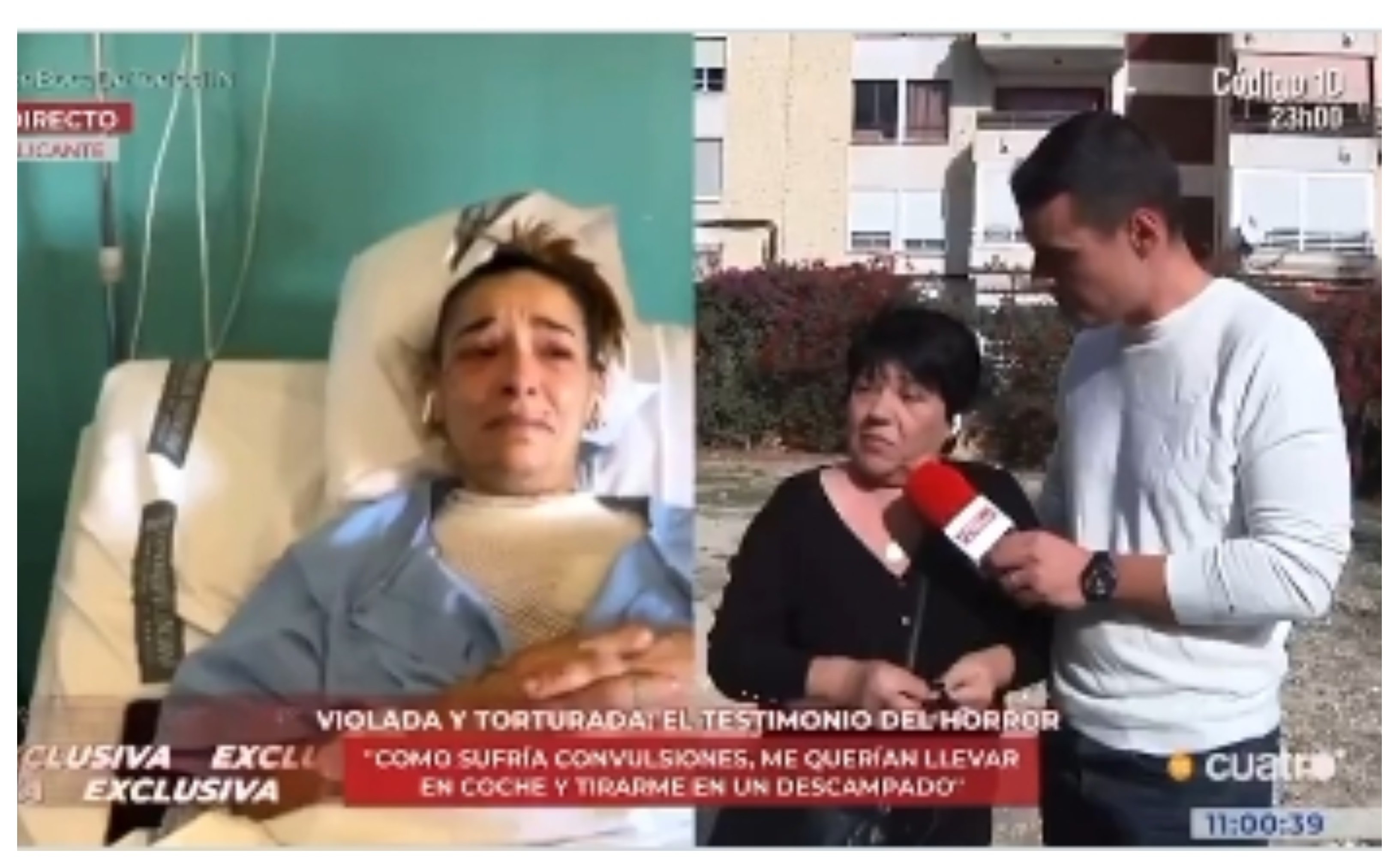 Mariana, madre de Ana María, la mujer secuestrada, violada y torturada durante siete días, por un argelino