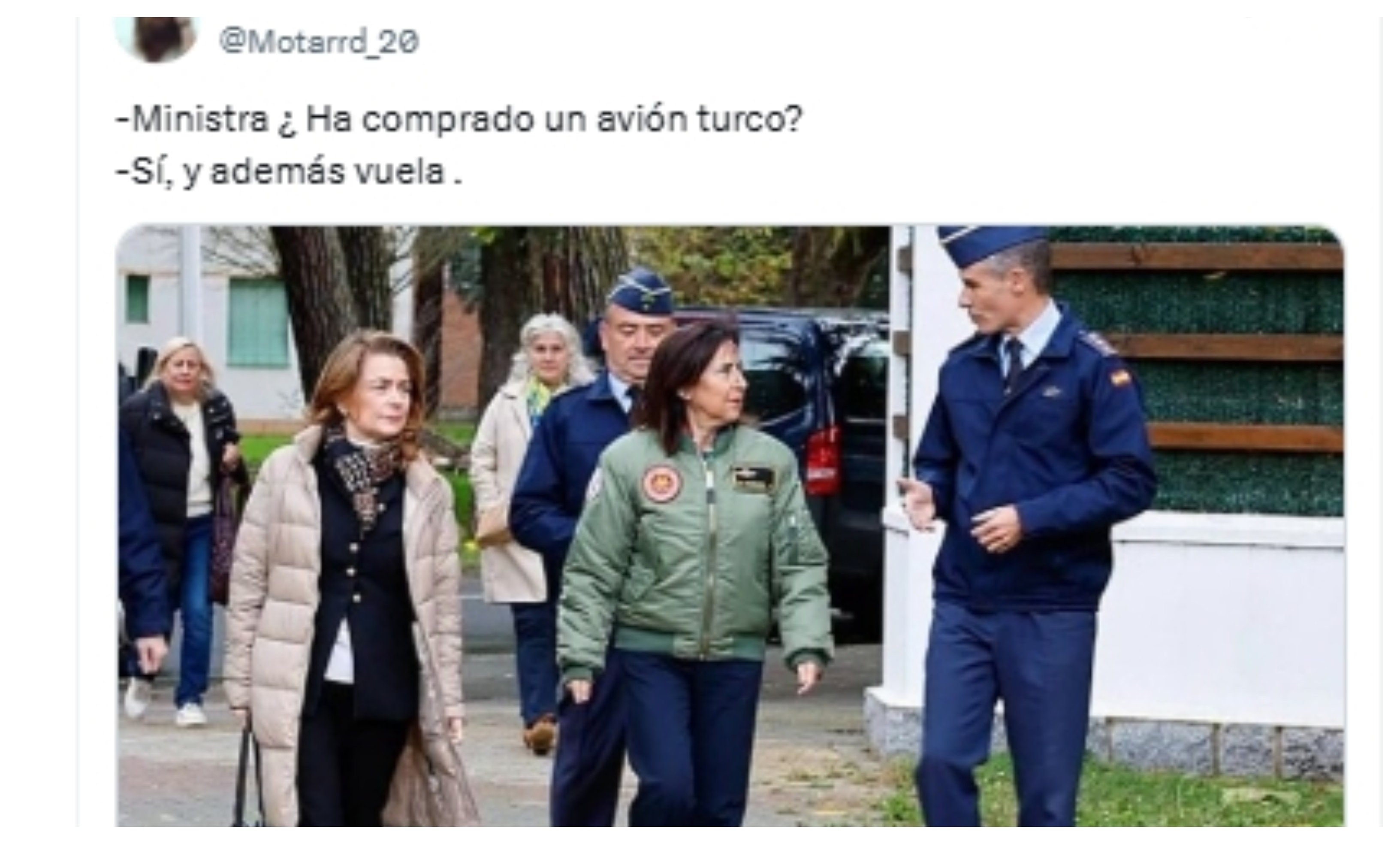 El avión de Margarita