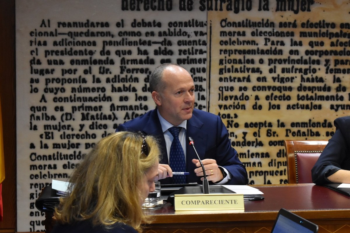 Roberto García Merino, CEO de Redeia, mantiene la misma tesis que su jefa, la exministra Beatriz Corredor, sobre el apagón del pasado 28 de abril Roberto García Merino, CEO de Redeia, mantiene la misma tesis que su jefa, la exministra Beatriz Corredor, sobre el apagón del pasado 28 de abril