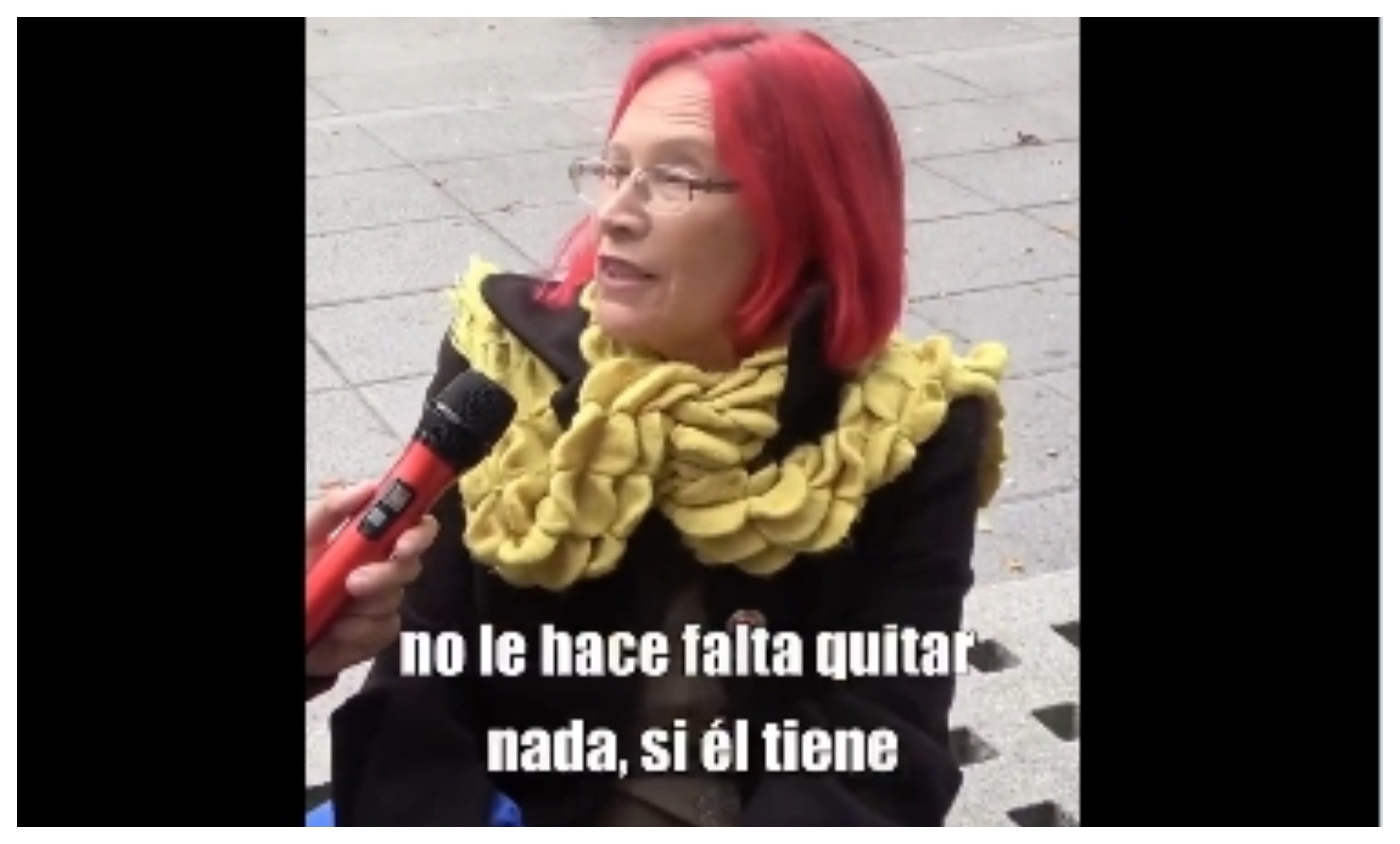 Una votante socialista, que no cambia de opinión: "No creo que el hombre (Pedro Sánchez) se vaya a quedar con nada. Tiene una buena pensión, no le hace falta quitar nada" Una votante socialista, que no cambia de opinión: "No creo que el hombre (Pedro Sánchez) se vaya a quedar con nada. Tiene una buena pensión, no le hace falta quitar nada"