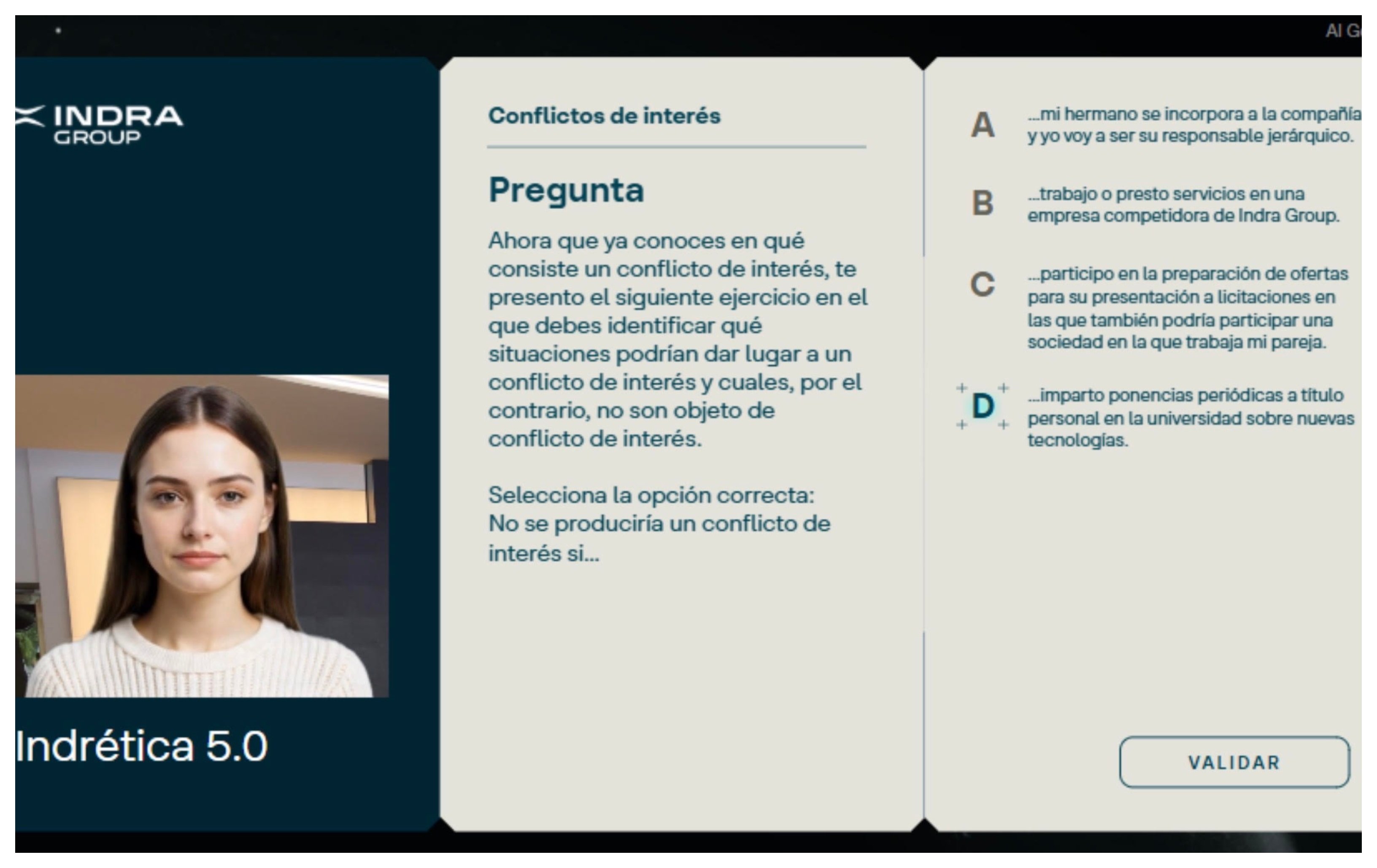 Indra. La operación abyecta de los Escribano choca, hasta… con el Buen Gobierno de Indra