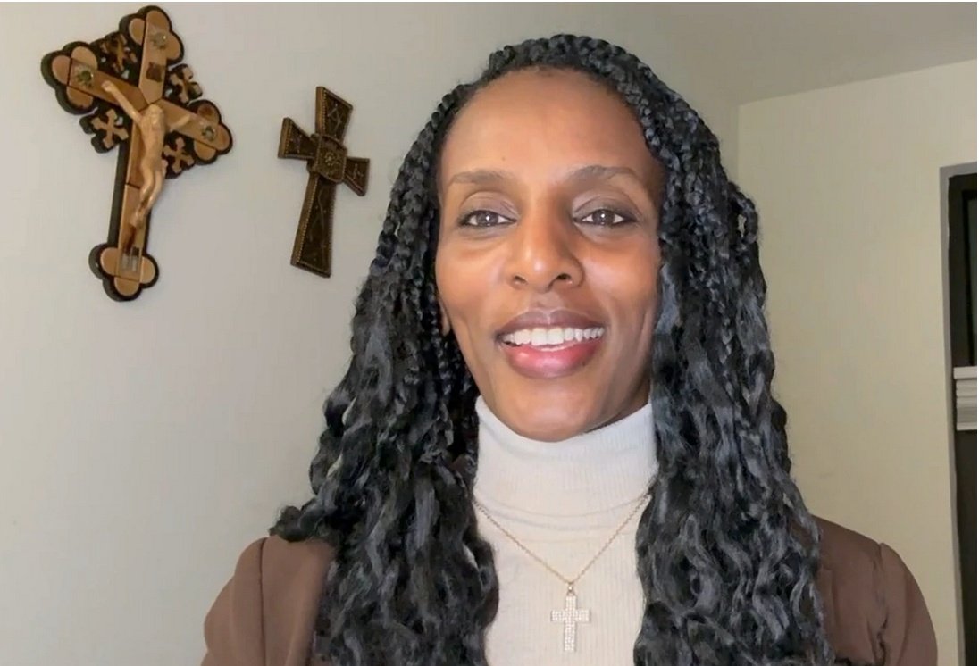En el año 2014, la cristiana Mariam Ibrahim fue condenada a muerte / Foto: ACN En el año 2014, la cristiana Mariam Ibrahim fue condenada a muerte / Foto: ACN