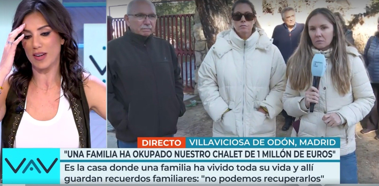 El programa Vamos a Ver se traslada a Villaviciosa de Odón, en Madrid, para dar voz a Manuela, que denuncia que tiene okupada la casa donde ha vivido toda su vida su familia El programa Vamos a Ver se traslada a Villaviciosa de Odón, en Madrid, para dar voz a Manuela, que denuncia que tiene okupada la casa donde ha vivido toda su vida su familia