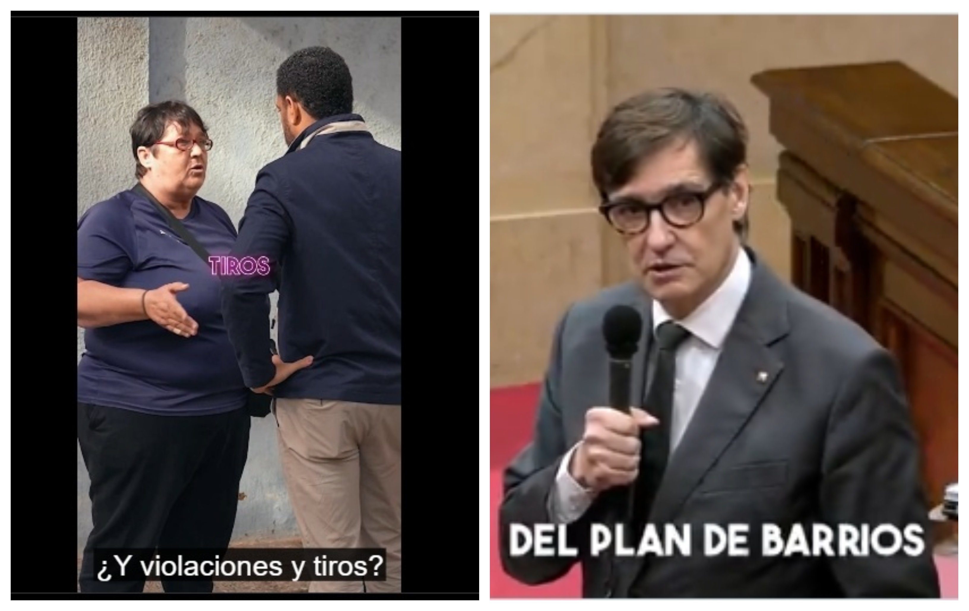 La cartera de Campclar (Tarragona), ya no reparte... desde que la intentaron violar. Mientras, Salvador Illa, presume en el parlamento catalán de la efectividad del Plan de Barrios de la Generalitat
