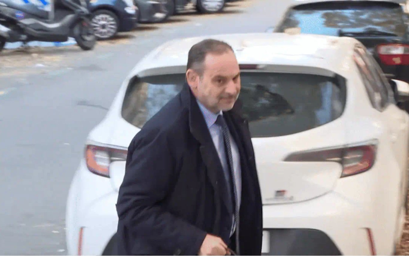 El exnúmero 2 del PSOE, José Luis Ábalos, a su llegada al Tribunal Supremo