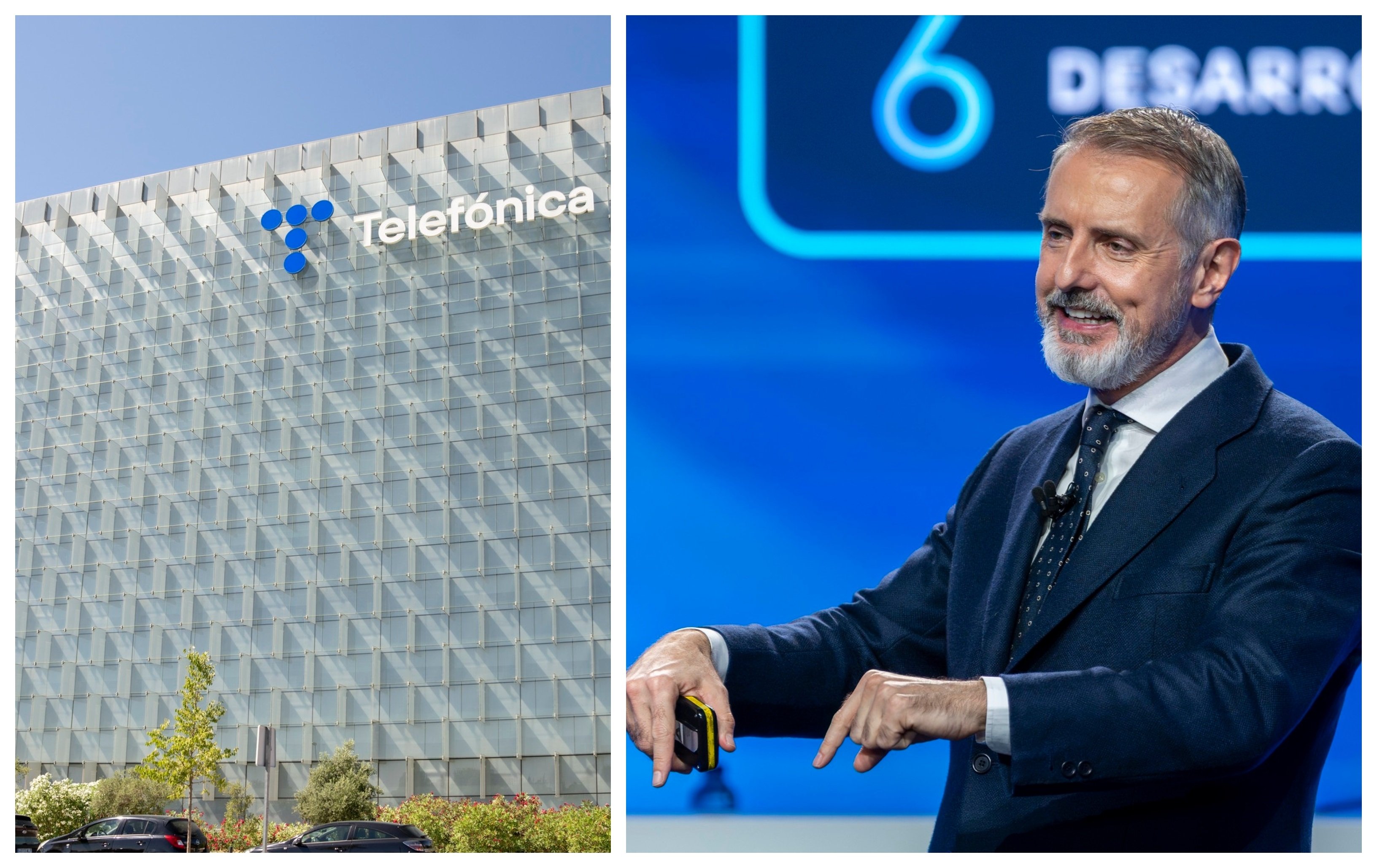 Telefónica se jibariza pero el salario de su presidente no / Foto: elaboración propia Telefónica se jibariza pero el salario de su presidente no / Foto: elaboración propia