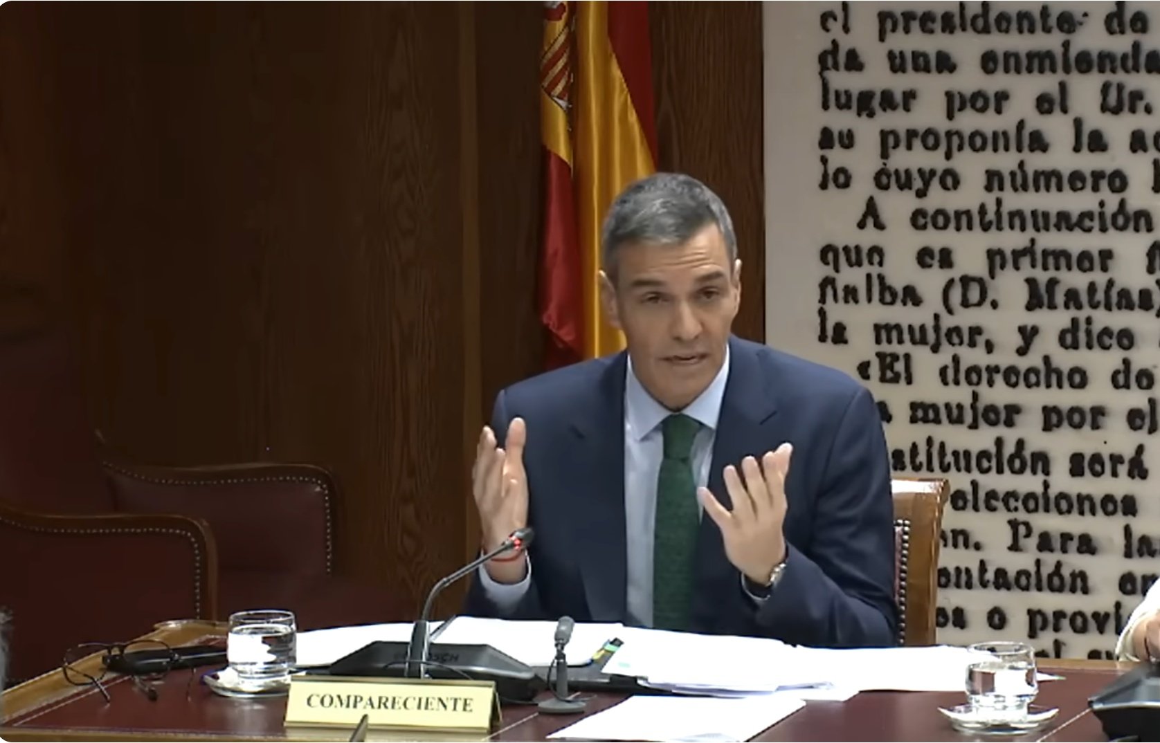Pedro Sánchez, durante su comparecencia en el Senado, por el caso Koldo Pedro Sánchez, durante su comparecencia en el Senado, por el caso Koldo