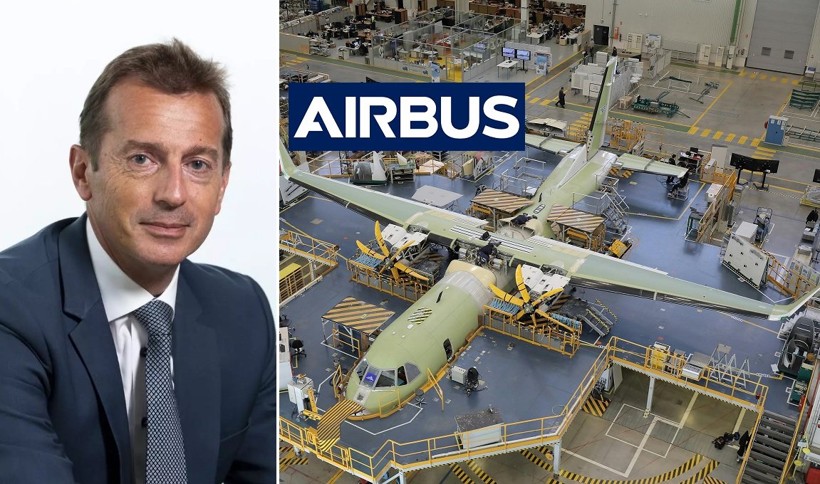 Guillaume Faury, CEO de Airbus, se lleva algo de consuelo en bolsa, tras las recientes caídas de la cotización por los problemas el A320 / Foto: elaboración propia