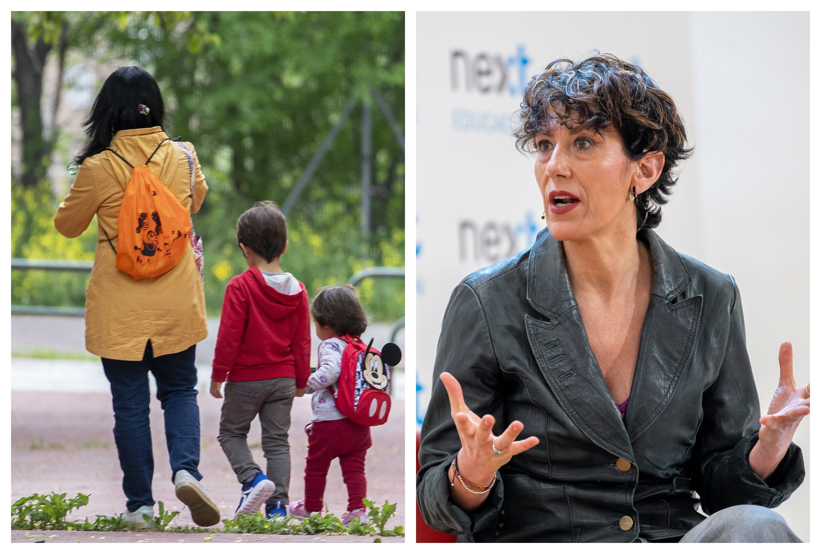 Elma Saiz vuelve con la coña marinera de los días de libranza por haber tenido un hijo y multiplica la libranza por paternal para igualarla con la de maternidad como si padre y madre, en materia de parto y post parto tuvieran el mismo papel / Fotos: Pablo Moreno