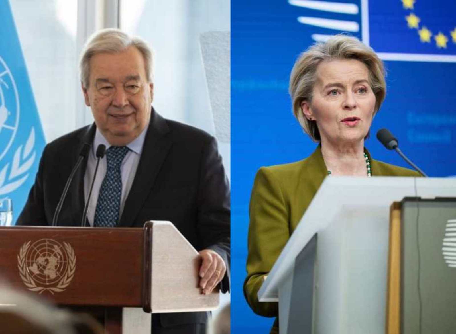 António Guterres y Ursula von der Leyen, dos de los peores ciudadanos del planeta