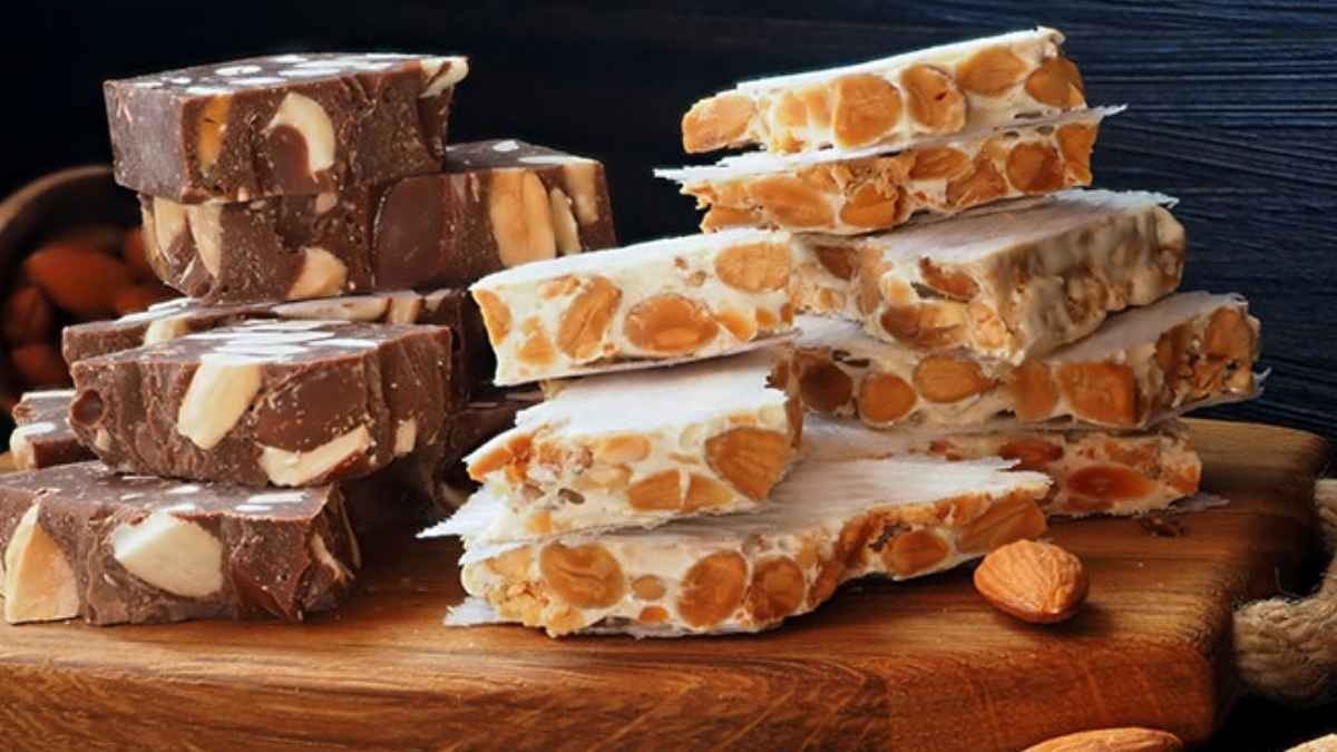 El turrón es uno de los dulces típicos de la Navidad y el preferido para la mayoría de los españoles, por delante de los polvorones y el mazapán