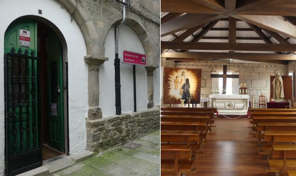 Santuario de las Apariciones en Pontevedra, donde hace 100 años se apareció la Virgen de Fátima a Sor Lucía