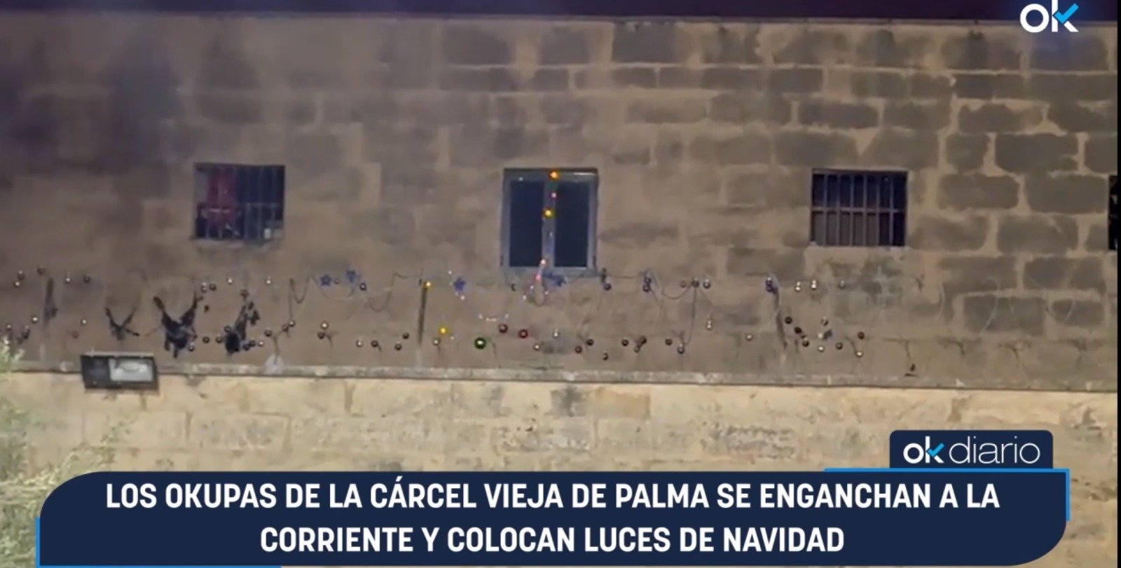 Y en el mismo día encontramos el caso destapado por Okdiario, la antigua cárcel de Palma ha sido okupada