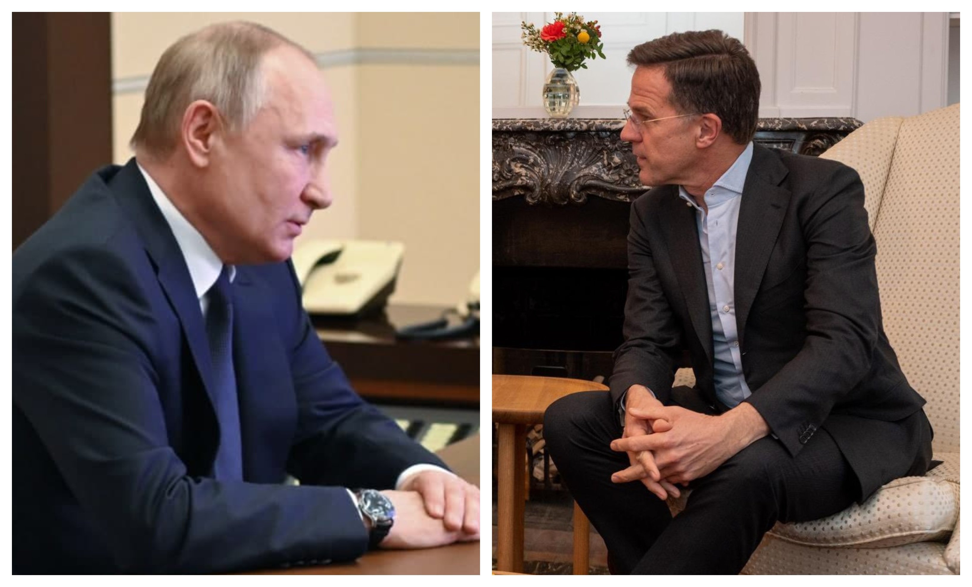 Mark Rutte, un personaje poco recomendable, pero que está obligado a saber, asegura que el próximo objetivo de Putin es Europa / Foto: elaboración propia