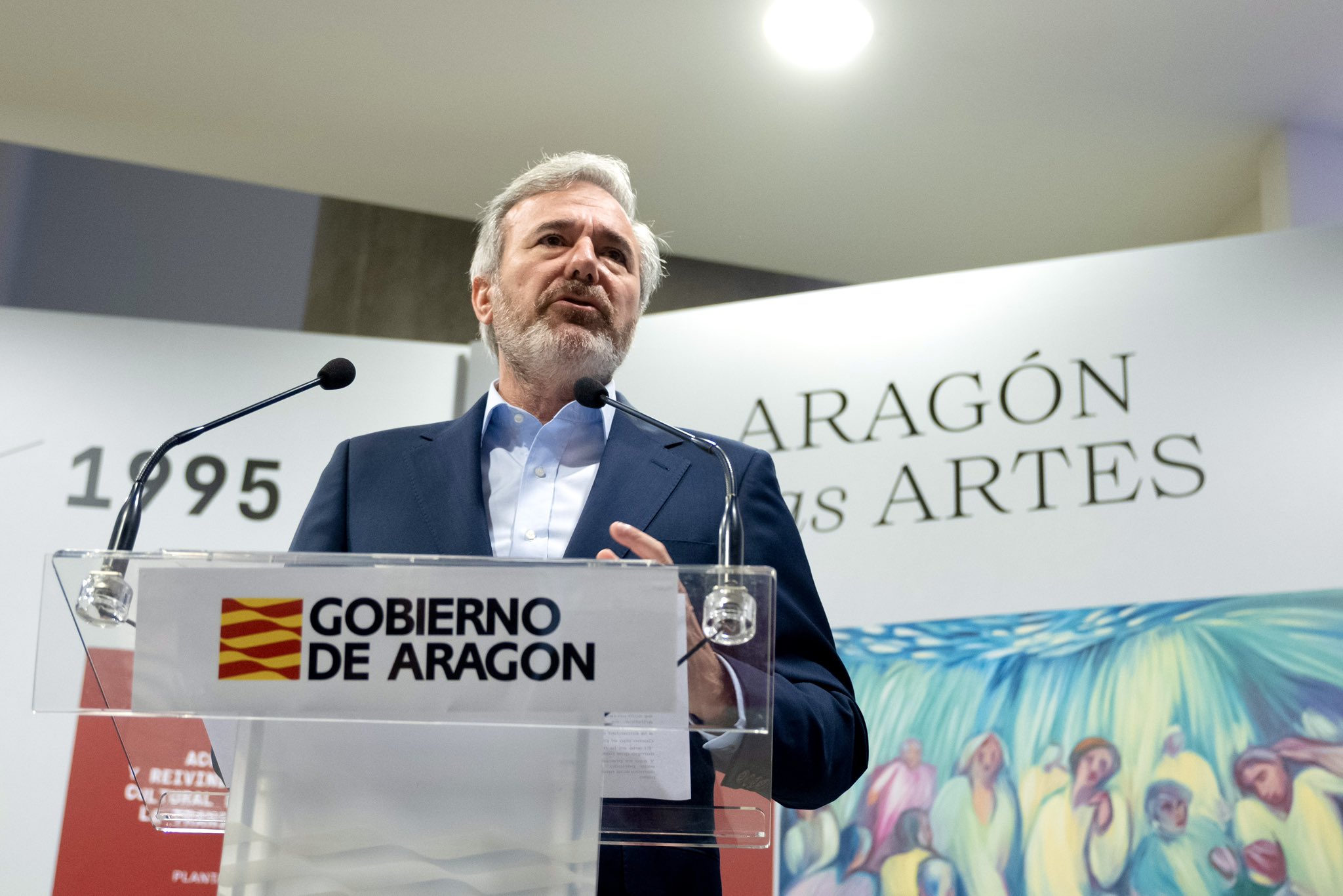 Jorge Azcón (PP) ha señalado que el adelanto electoral constituiría "una buena noticia"