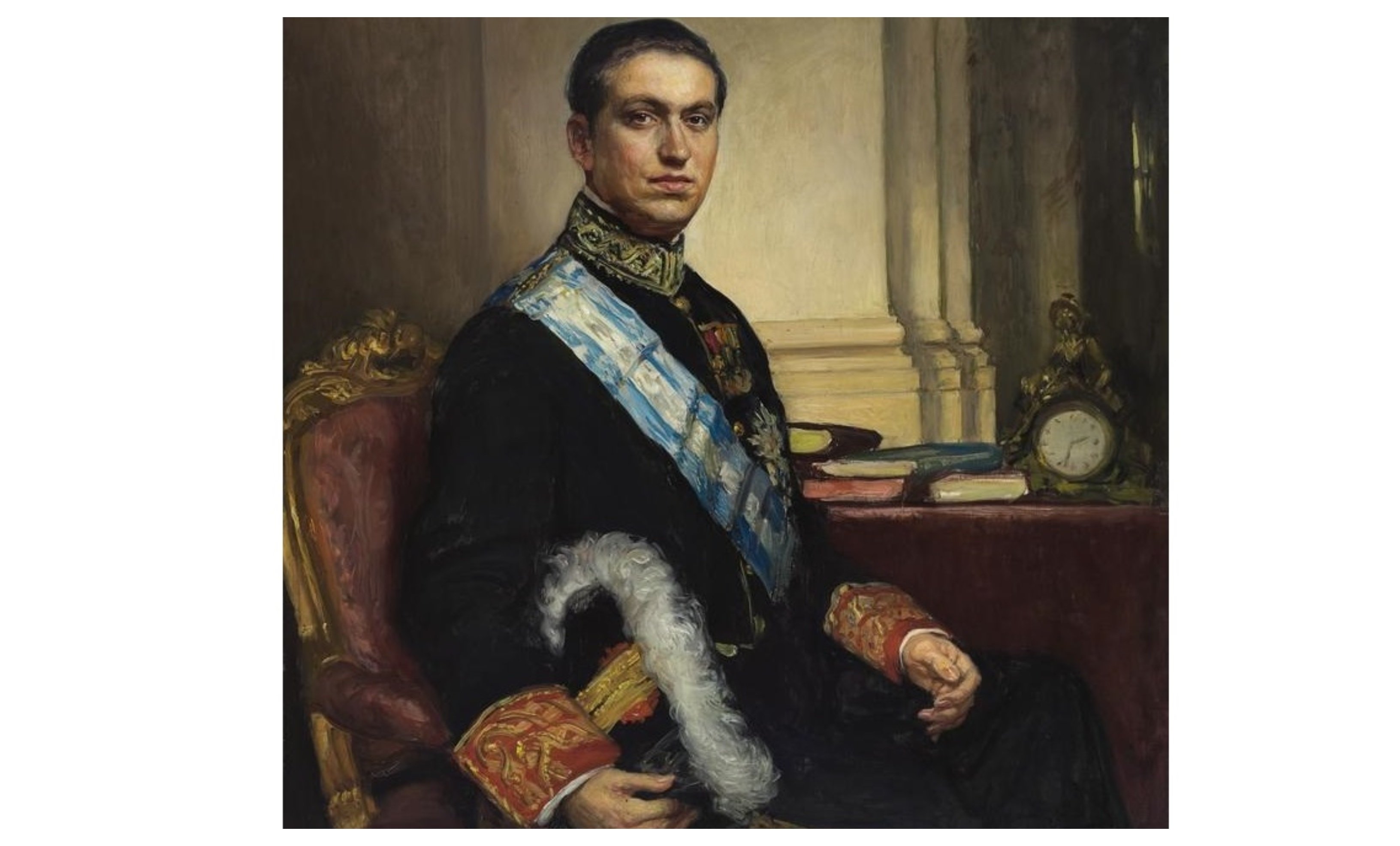 Retrato de José Calvo Sotelo pintado por Fernando Álvarez de Sotomayor. Banco de España