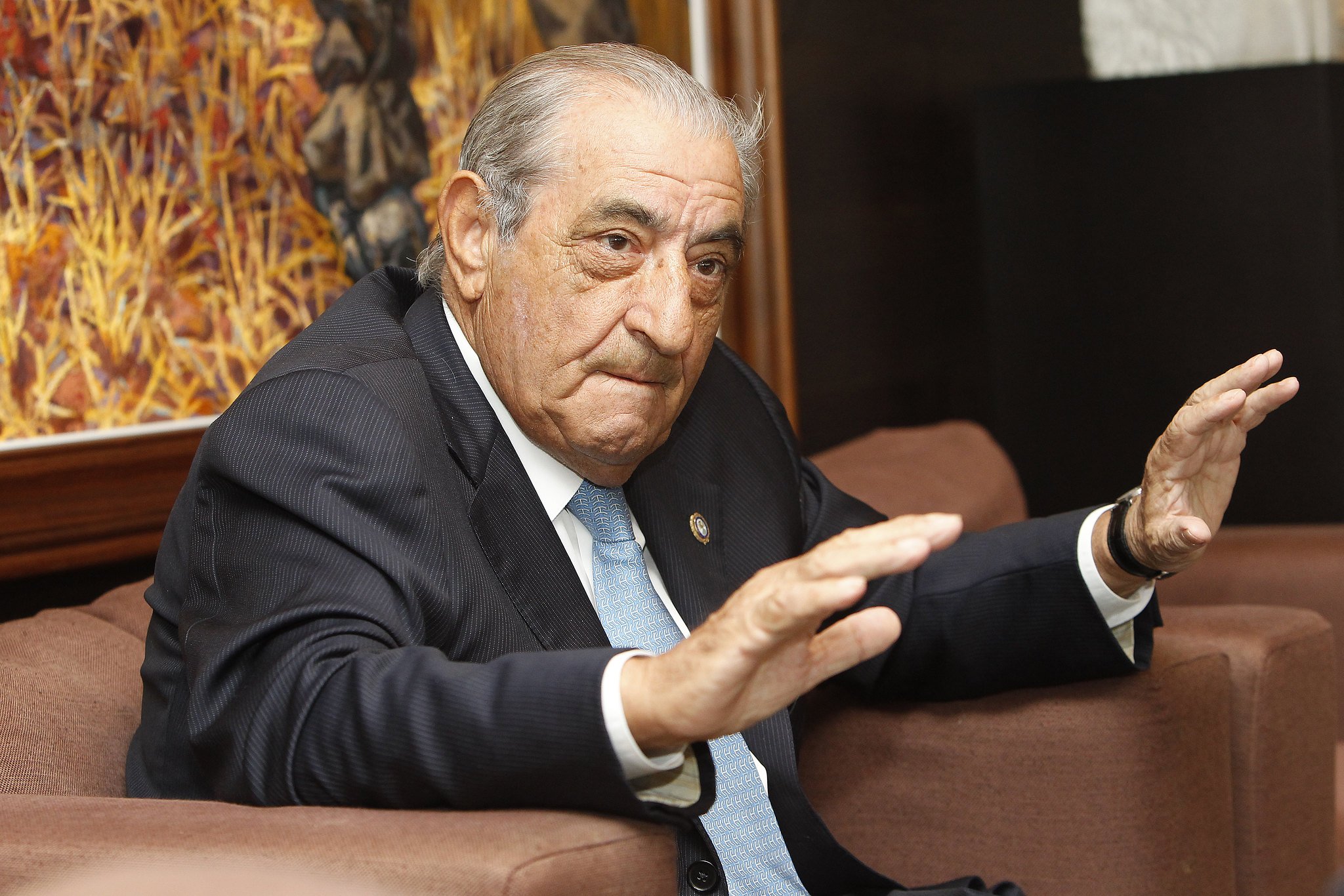 Juan José Hidalgo dice que n Globalia ni Air Europa se han beneficiado del dinero de los contribuyentes, pero no es verdad / Foto: Pablo Moreno