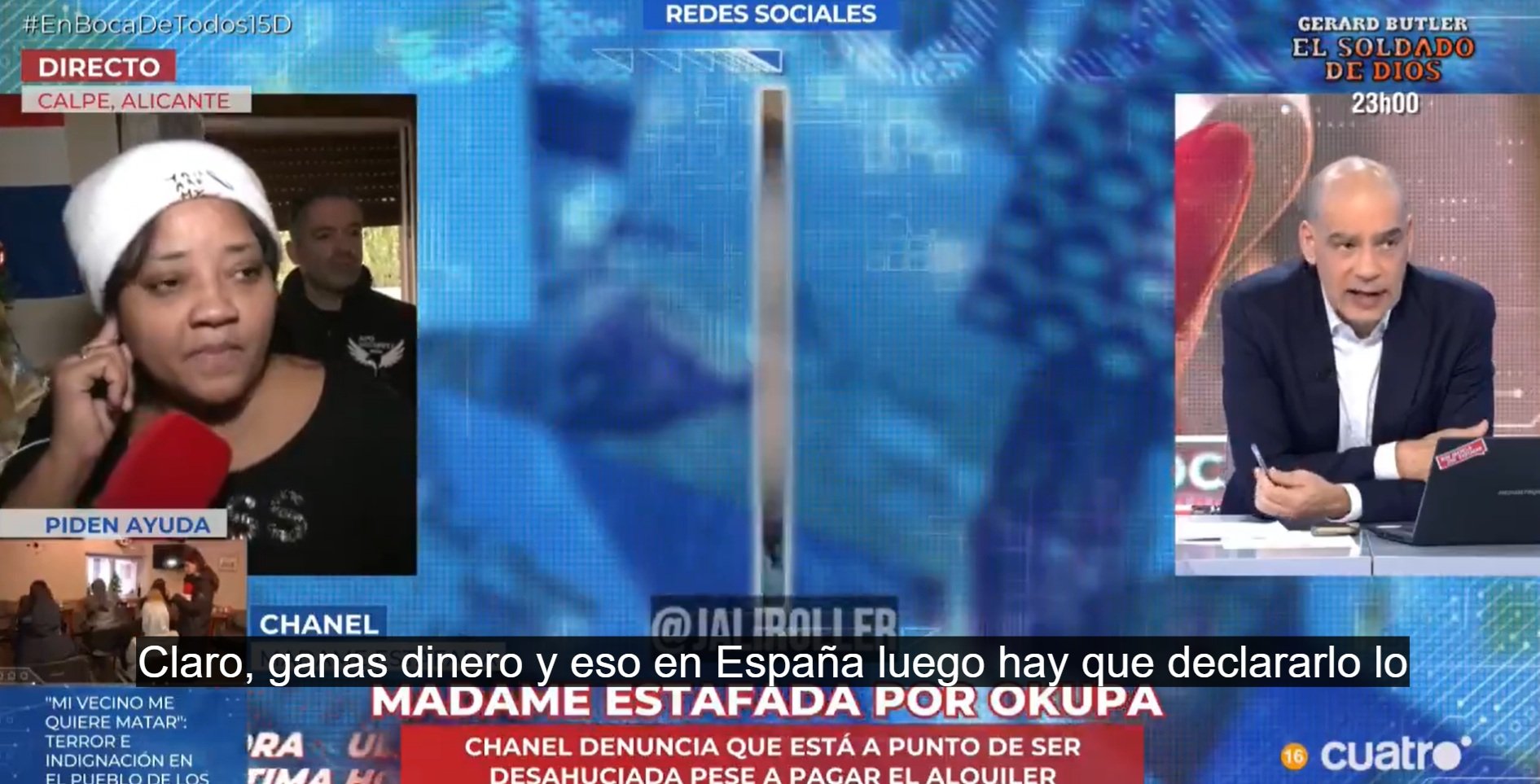 Chanel, la madame de un prostíbulo que denuncia situación al programa En boca de todos 