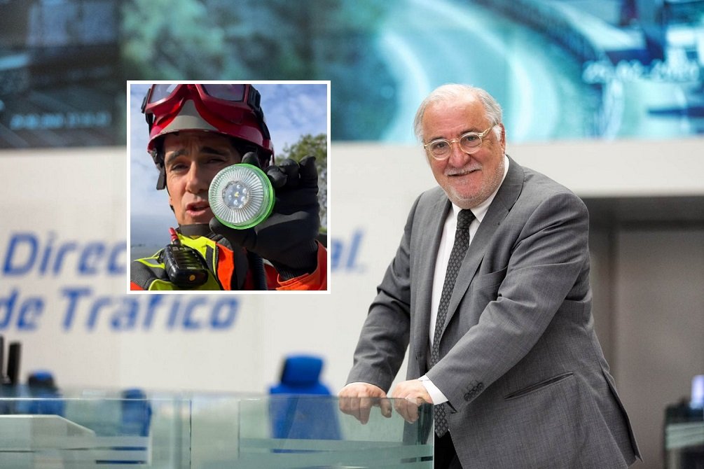 El bombero Edi Díaz advierte a Pere Navarro (DGT) sobre los problemas de la baliza V16 que será obligatoria desde el próximo 1 de enero... y si no la llevas en el vehículo, habrá multa El bombero Edi Díaz advierte a Pere Navarro (DGT) sobre los problemas de la baliza V16 que será obligatoria desde el próximo 1 de enero... y si no la llevas en el vehículo, habrá multa