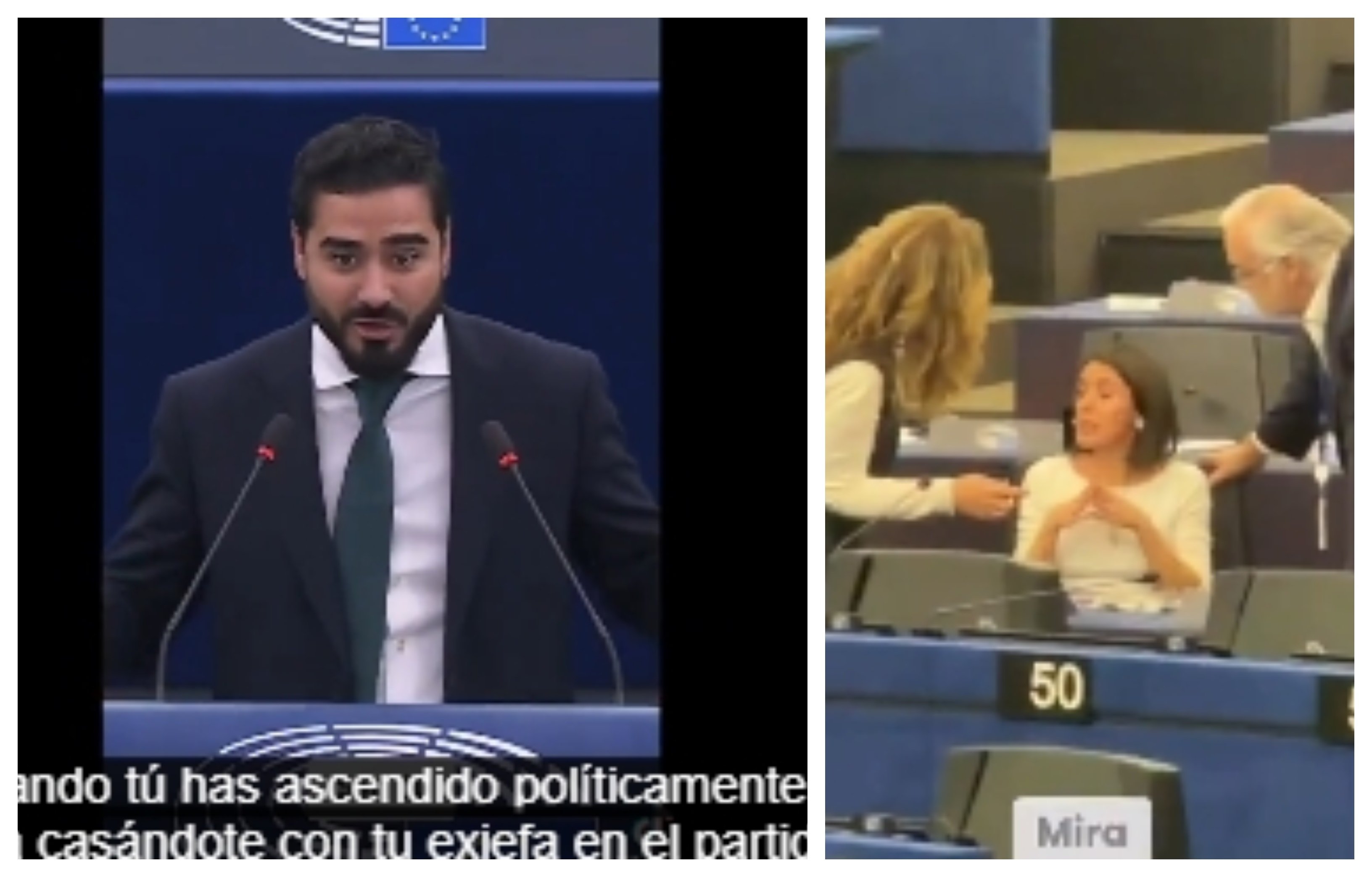 Irene venía "llorada de casa", pero ya no