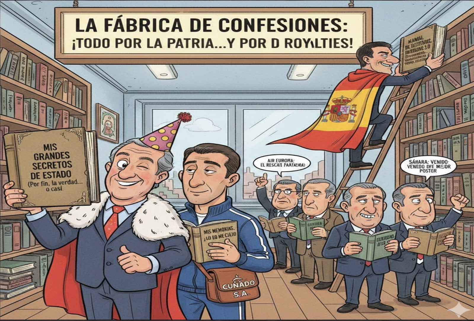 Son los  casos más recientes del Rey emérito, Juan Carlos, pero también de su yerno, Iñaki Urdangarín y otros tantos que anuncian en breve lanzamiento o estrenan sus novedades editoriales