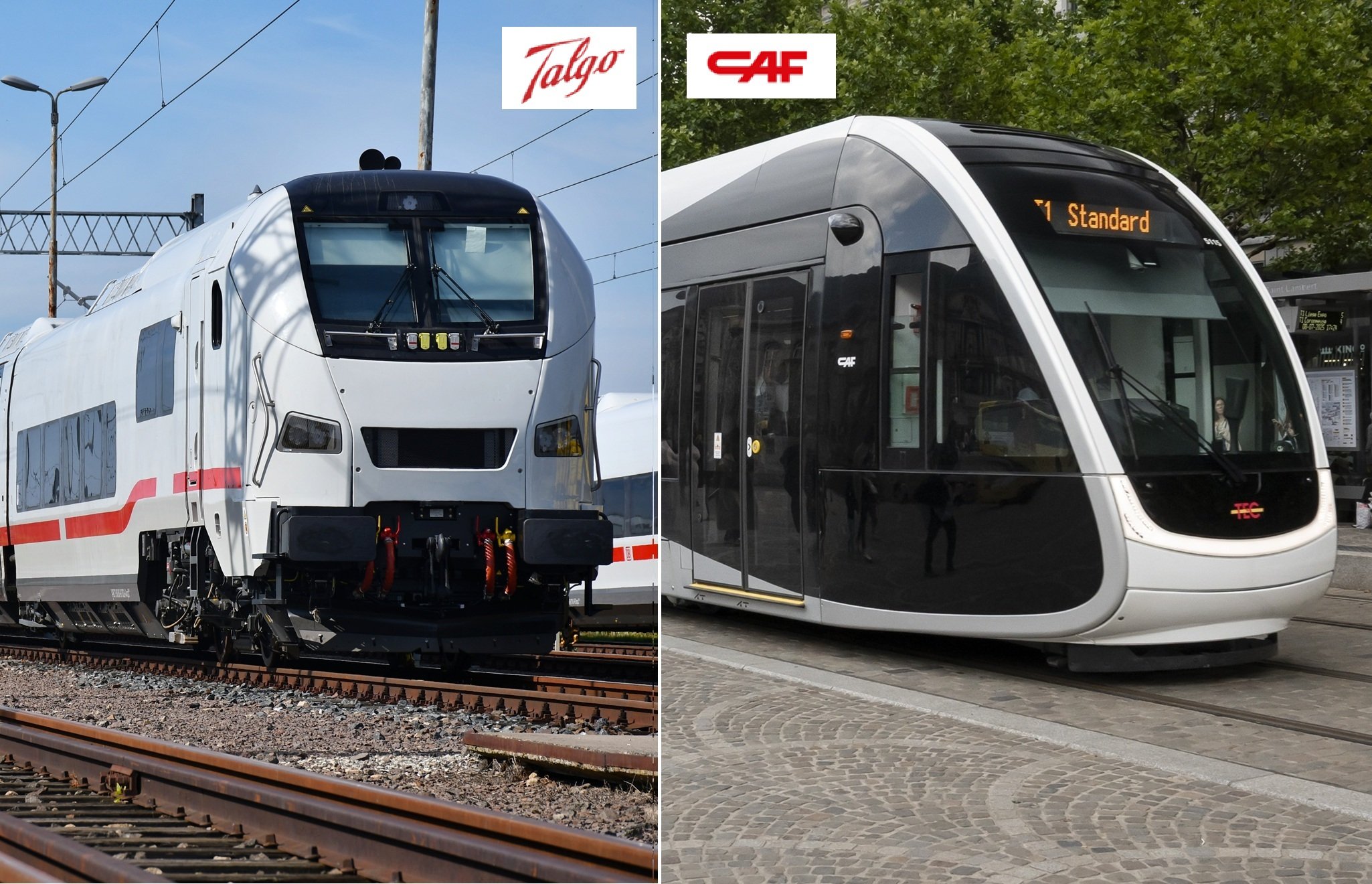 El PNV acaba de entrar en el accionariado de Talgo y lleva tiempo en el de CAF / Foto: elaboración propia