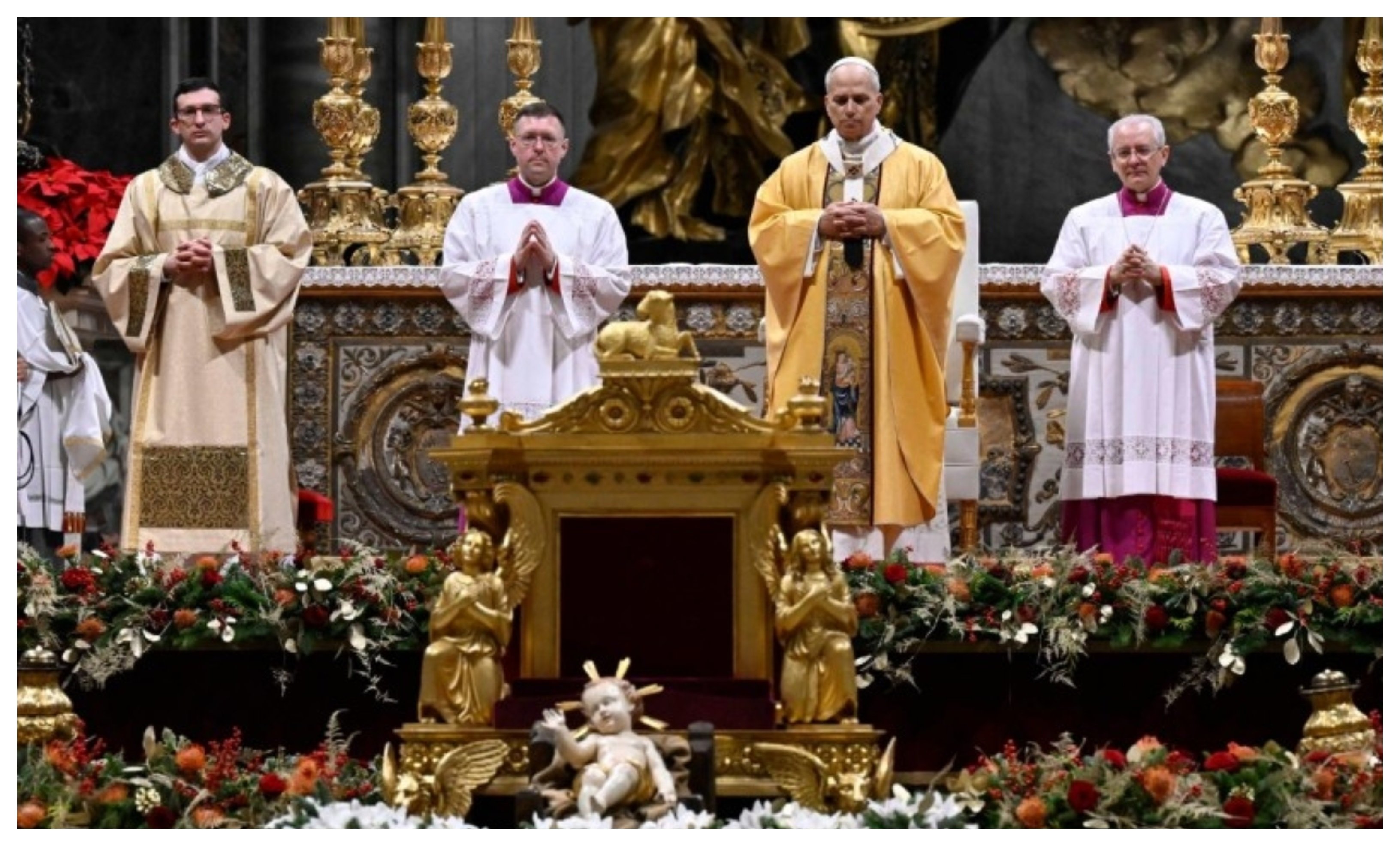 Con León XIV se ha retrasado hasta las 22:00 la Misa del Gallo, con Francisco era a las 19 horas / Foto: Vatican Va