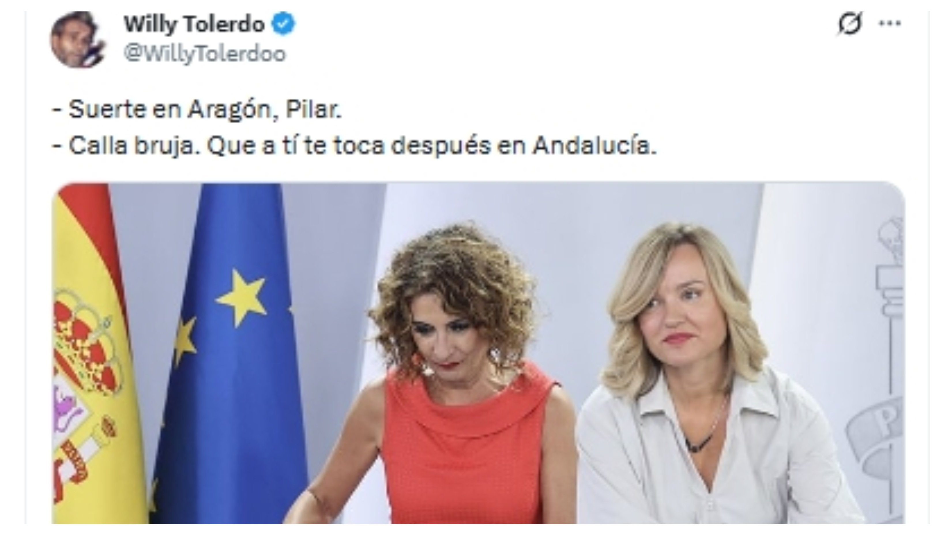 Pili y Marisu, tú a Aragón y yo a Andalucía