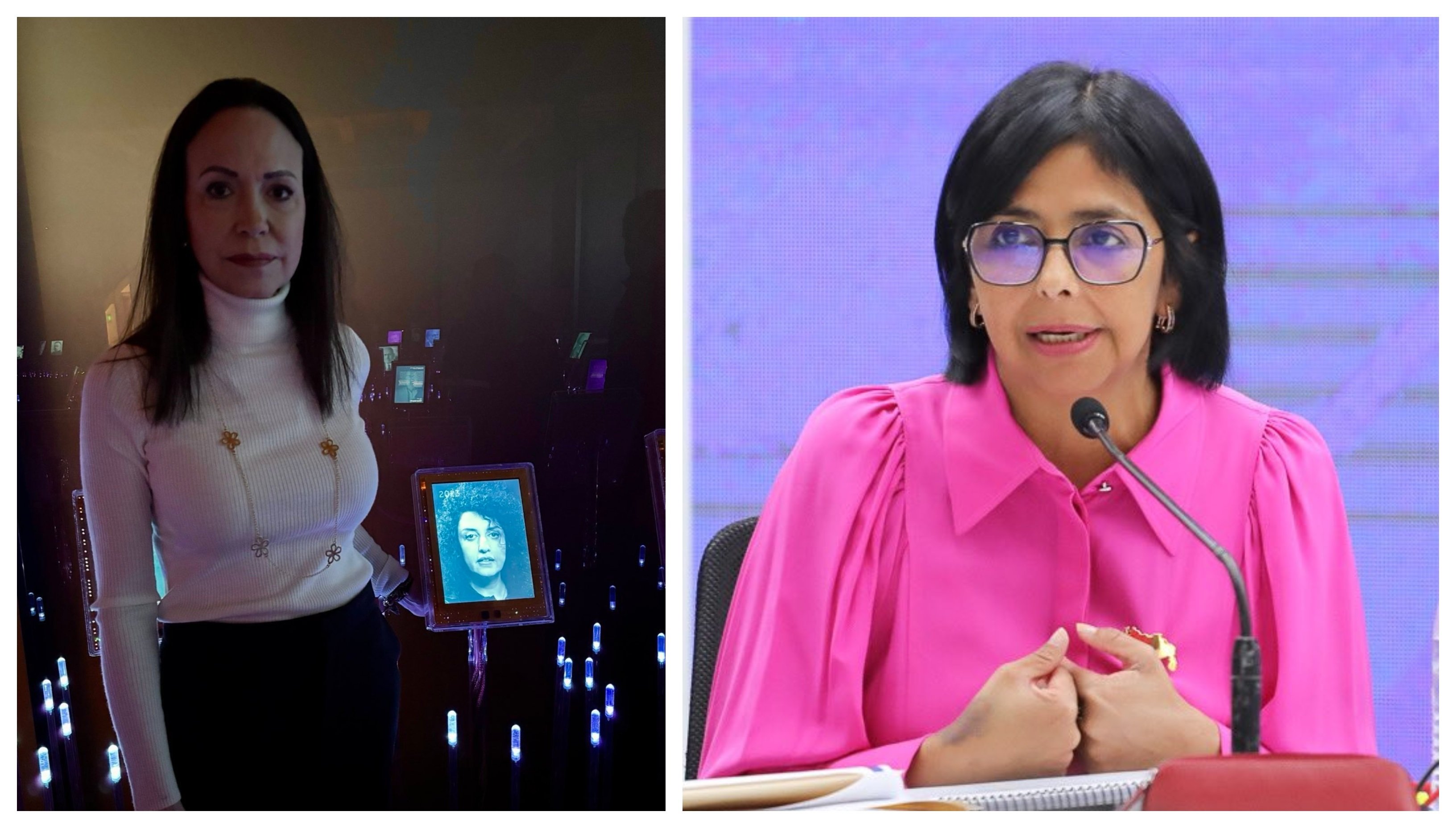 Corina Machado es de fiar, la señora Delcy, no. A estas alturas, ni José Luis Ábalos se fía de ella