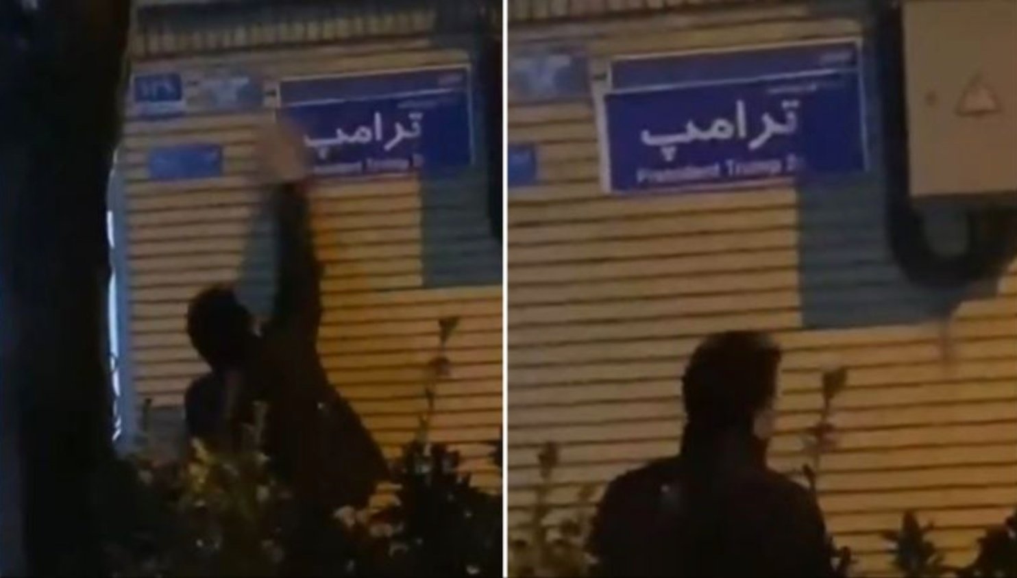 Las protestas han llegado al punto de que alguno de los manifestantes ha sugerido cambiar el nombre a una de las calles por “President Trump Street” (Calle Presidente Trump)