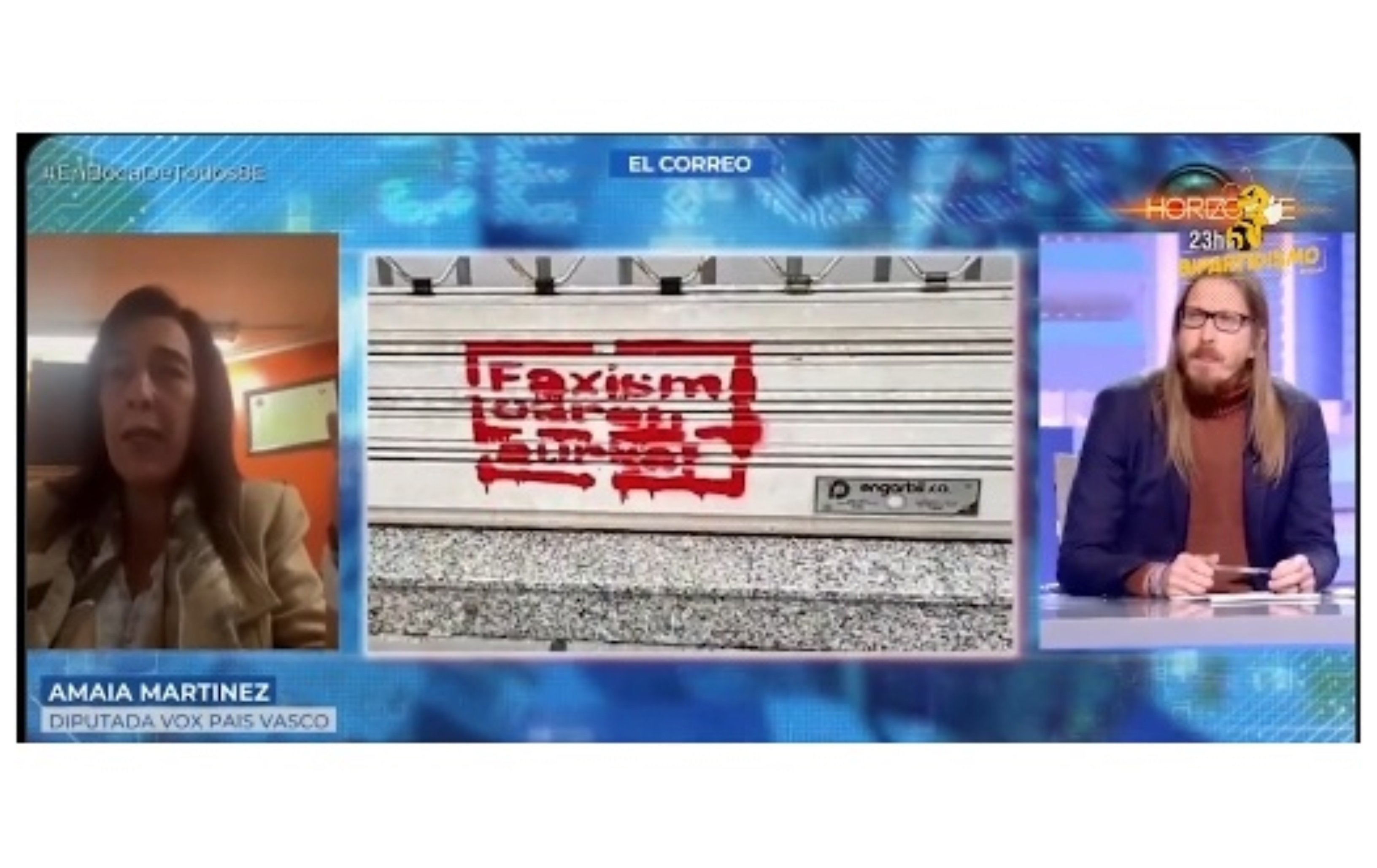 "Bildu llevó en listas a exmiembros de ETA y Otegi es un terrorista, no un hombre de paz por mucho que lo blanqueéis": Amaia Martínez (Vox) al podemita Pablo Fernández