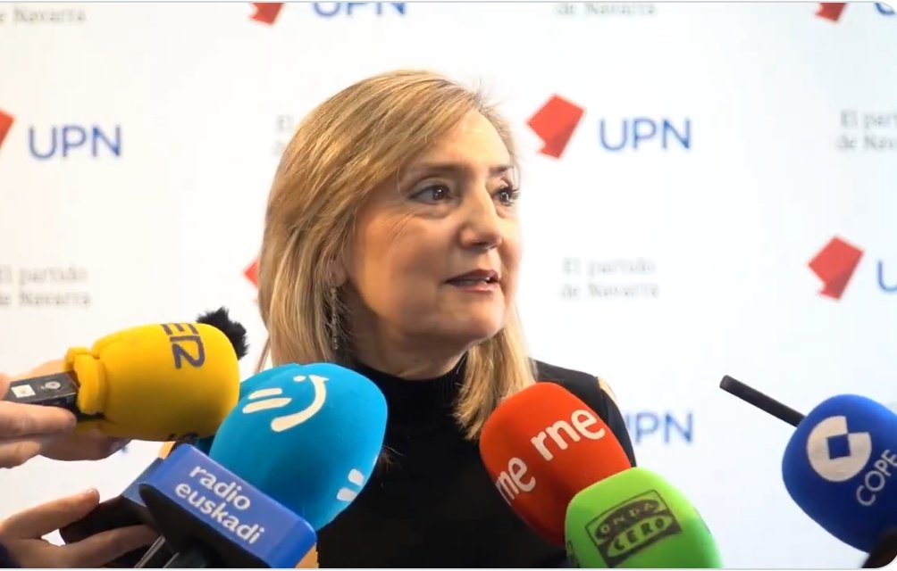 La presidenta de UPN, Cristina Ibarrola La presidenta de UPN, Cristina Ibarrola