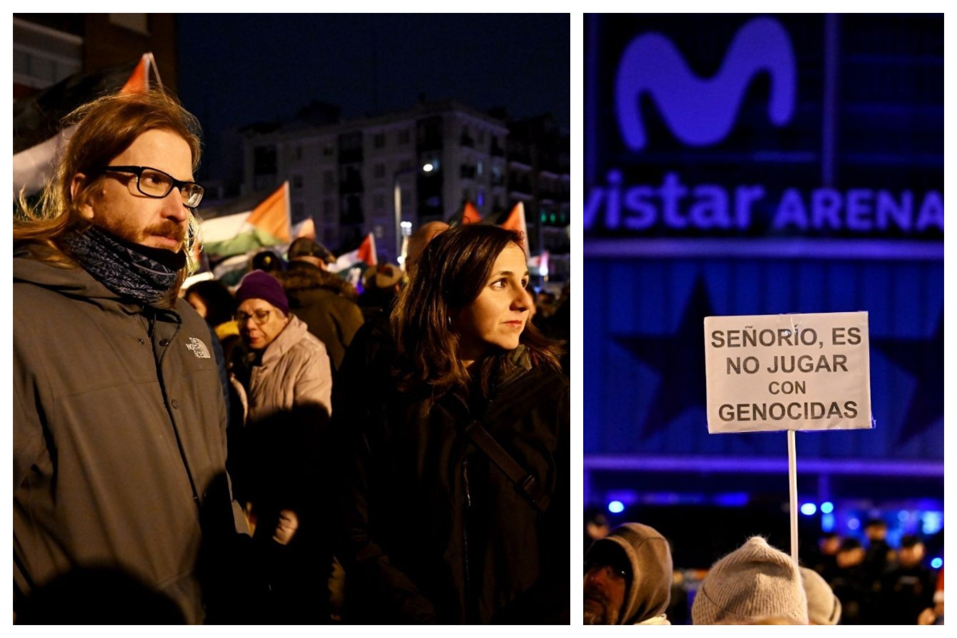 Belarra abandonó la manifestación propalestina contra la presencia de judíos en Madrid… porque la podemita Ione (y el podemita Pablo Fernández tampoco) no apadrina fracasos.