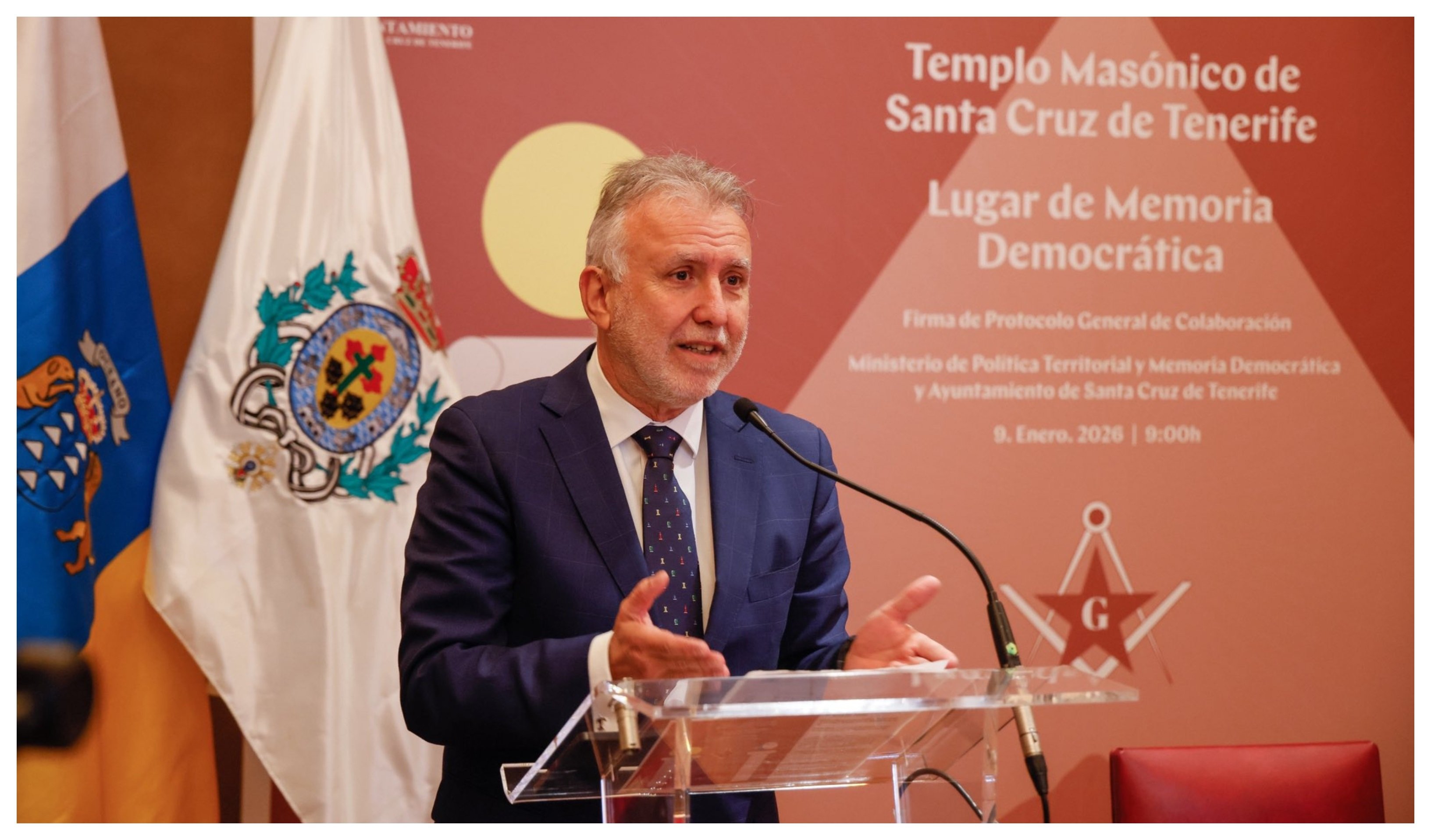 Ángel Víctor Torres ya no se corta: se ha convertido en el relaciones públicas de la masonería española