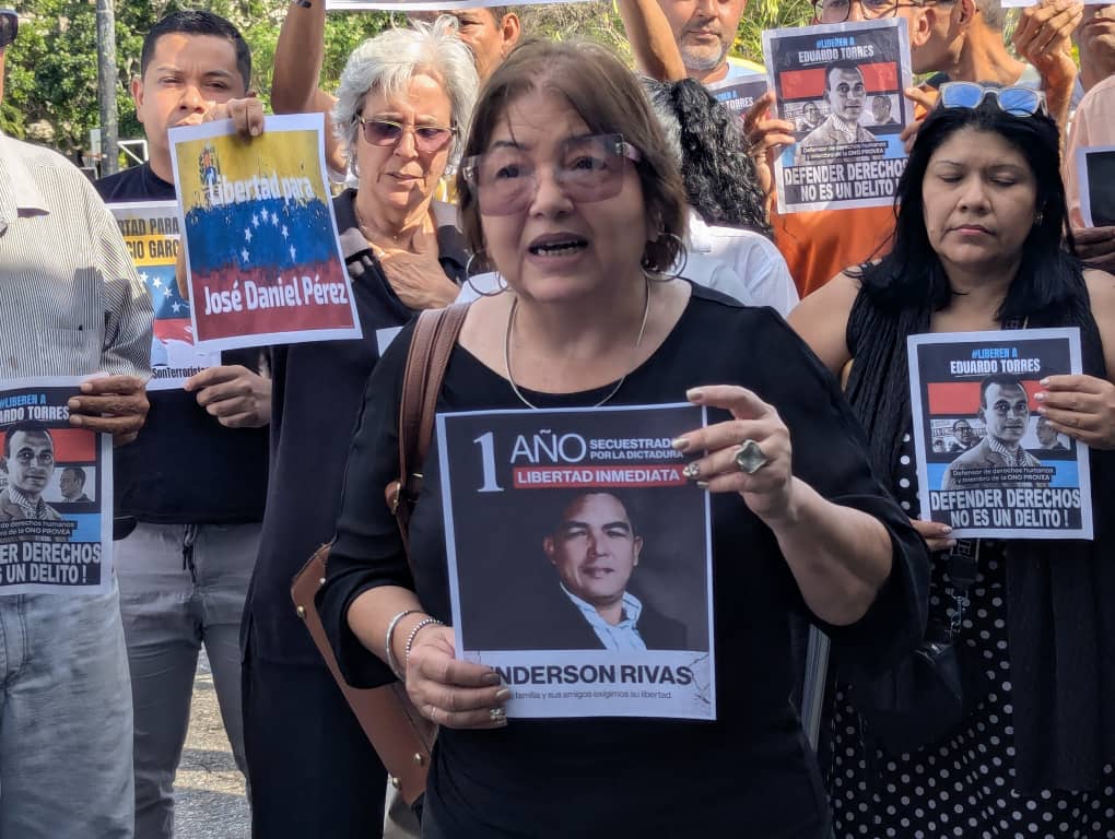 Familiares de presos políticos en Venezuela