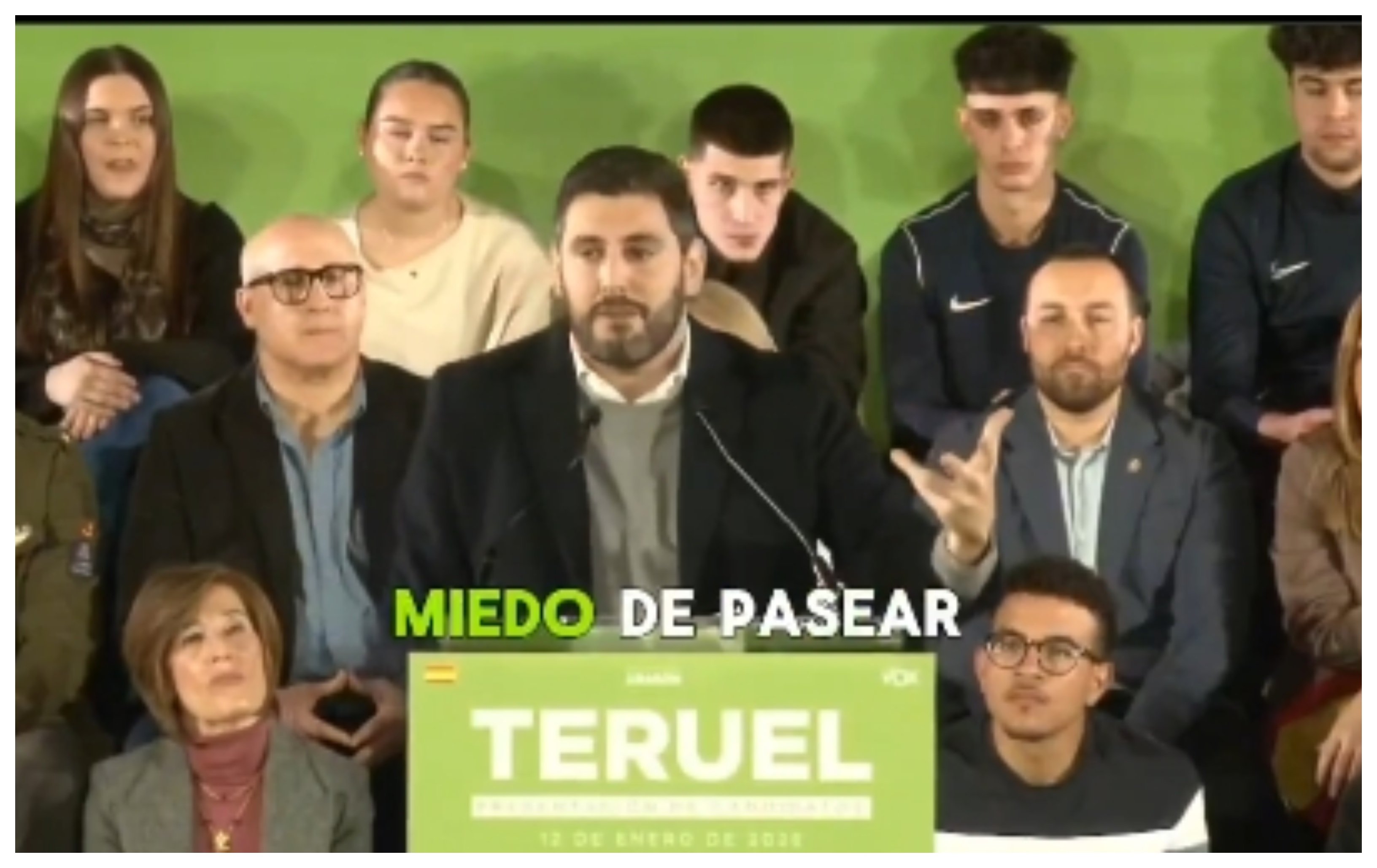 "¿Os imaginábais un Teruel en el que vuestras hijas tuvieran miedo a pasar por una calle?": Alejandro Nolasco, candidato de Vox a la presidencia del Gobierno de Aragón