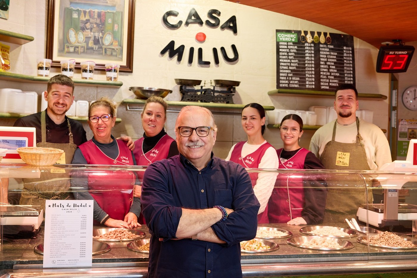 “Nuestro secreto es la dedicación, el buen género, la buena atención, un precio razonable y hacer barrio cada día”