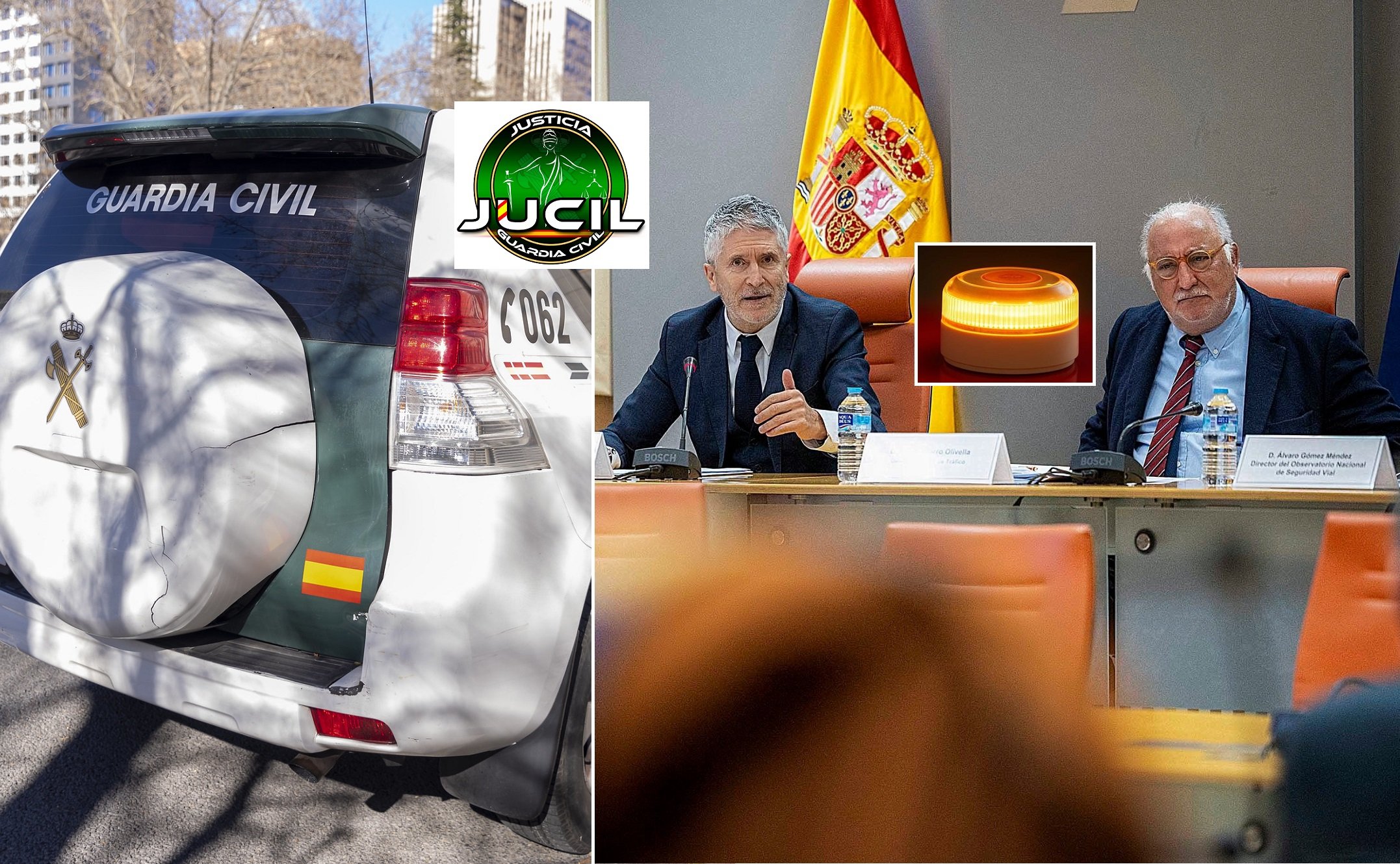 Jucil reclama que Marlaska y Navarro se pongan de acuerdo y dejen de marear a los agentes de la Benemérita... que ya no saben si multar o no