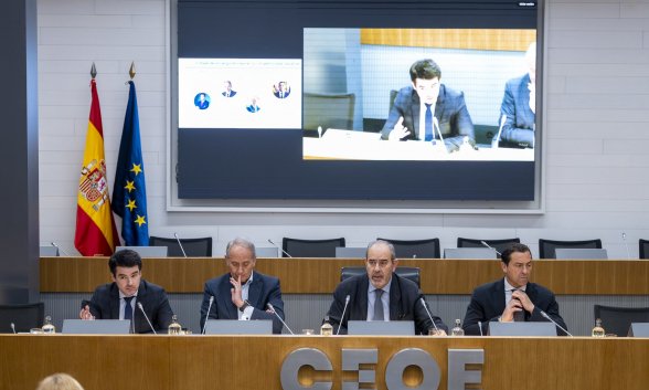 Álvaro Ballarín, Ignacio Araluce, Carlos Reinoso y Manuel Argüelles / Foto: Pablo Moreno