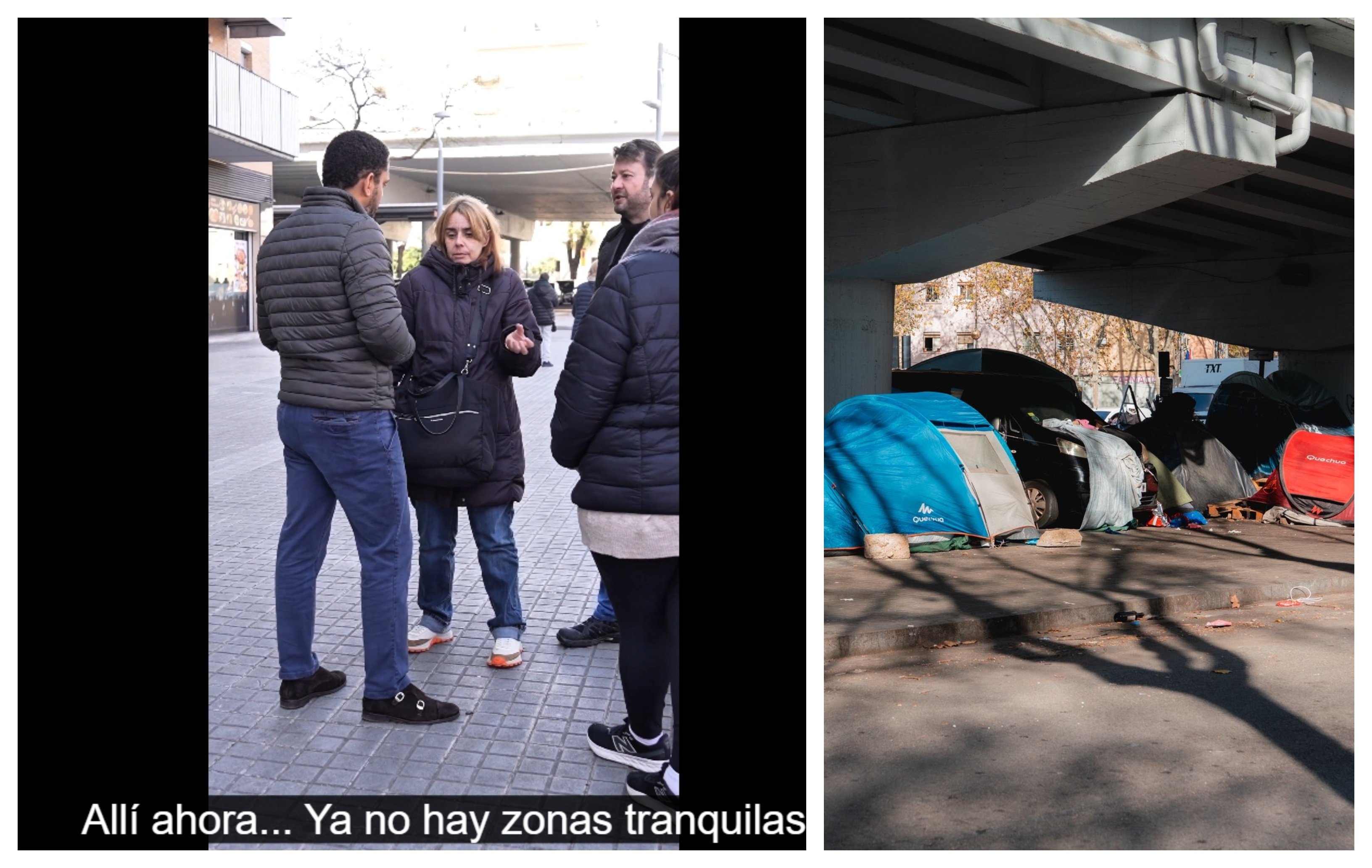"Ya no hay zonas tranquilas en Sant Adriá" denuncian los vecinos, tras instalarse los okupas desalojados del instituto B9, de Badalona