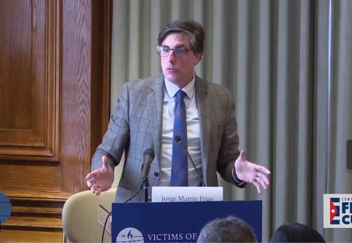 El eurodiputado de Vox, Jorge Martín Frías