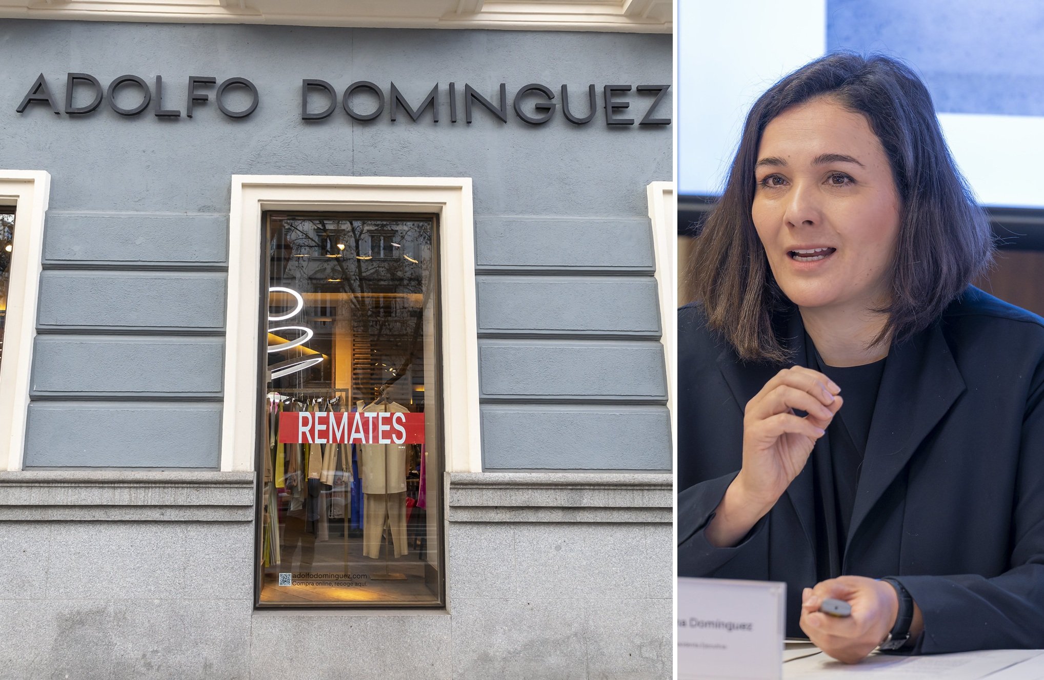 La cadena textil Adolfo Domínguez está controlada por su fundador, que es dueño del 31,514%, y sus tres hijas trabajan ahí, destacando la mayor, Adriana, que concentra todo el poder ejecutivo / Fotos: Pablo Moreno