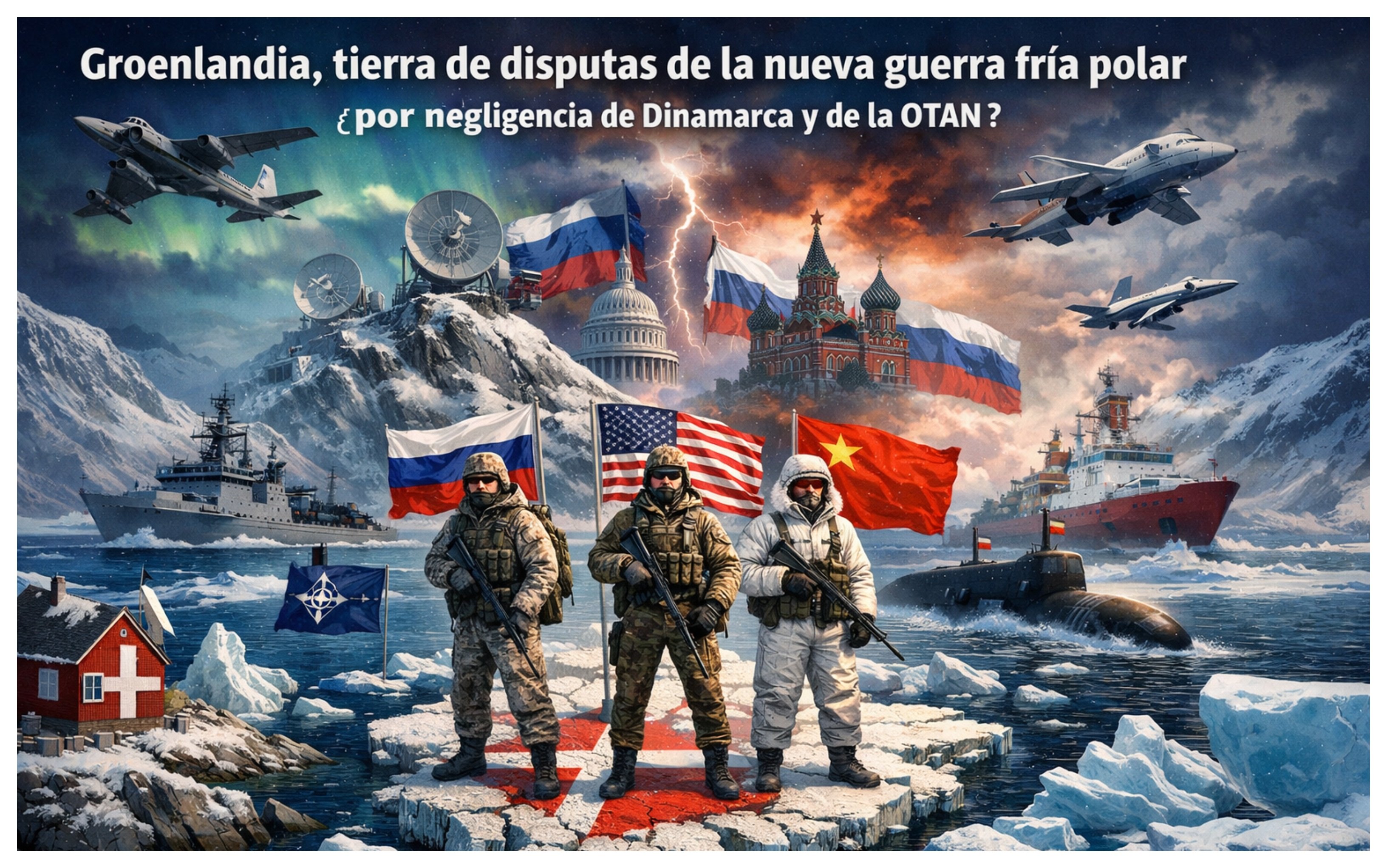 Dinamarca y la OTAN han alentado por ingenuos una nueva guerra fría polar en Groenlandia