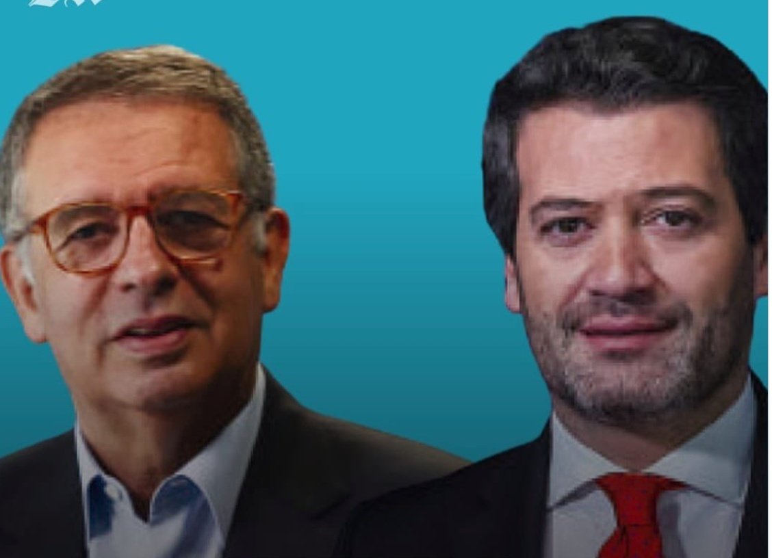 António José Seguro, del Partido Socialista (31% de los votos) y André Ventura (de Chega, partido aliado de Vox), con el 23,66%
