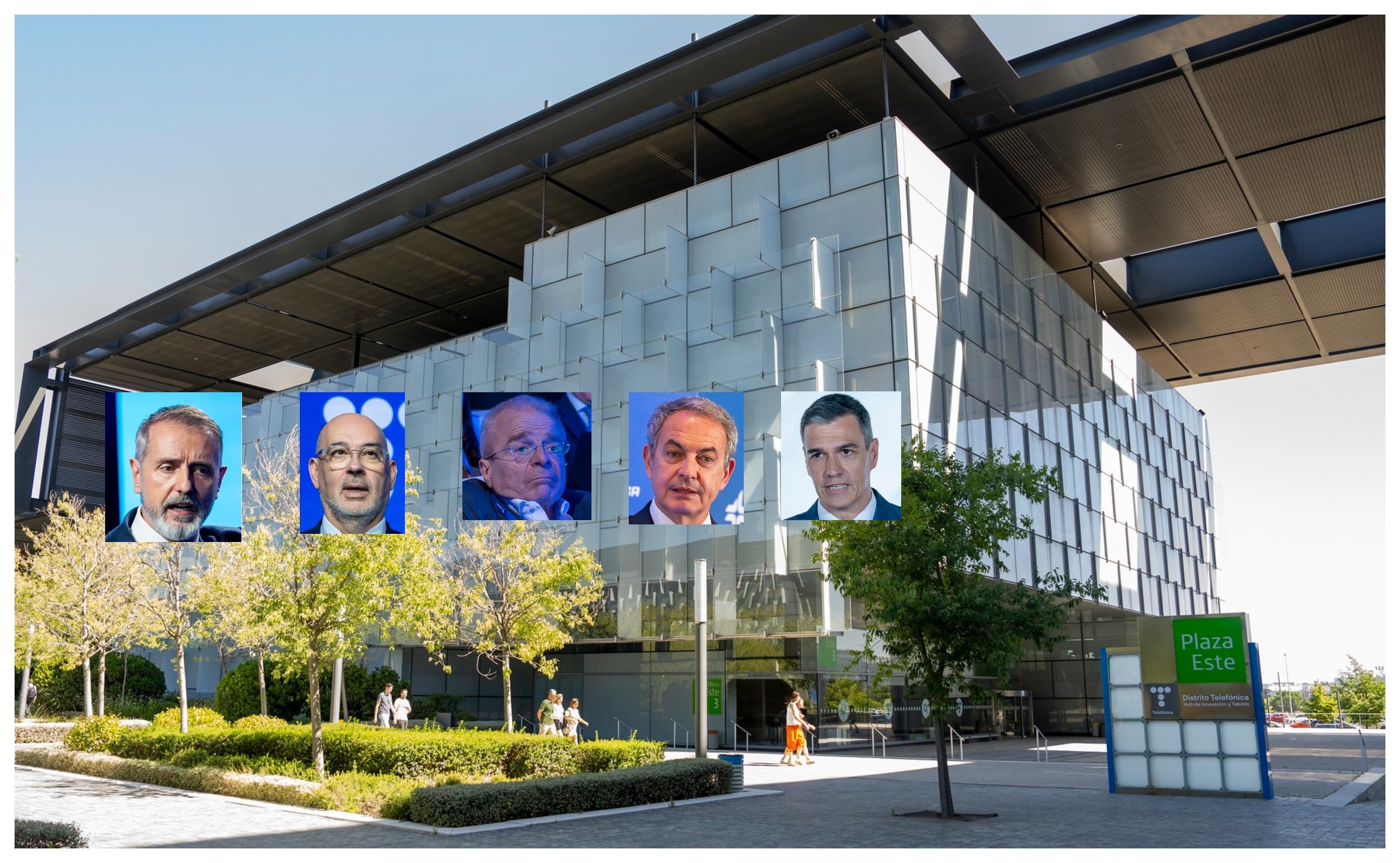 Pedro Sánchez ya asegura que si la Telefónica nacionalizada cae a quien le van a echar la culpa es al nacionalizador... y no sin razón / Fotos: Pablo Moreno