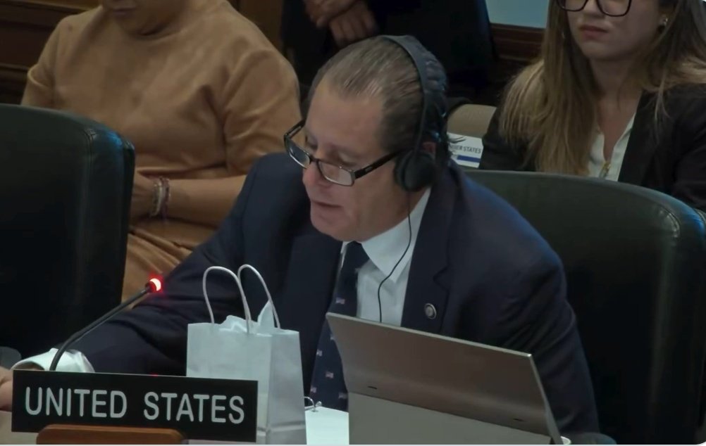 El embajador estadounidense ante la OEA, Leandro Rizzuto