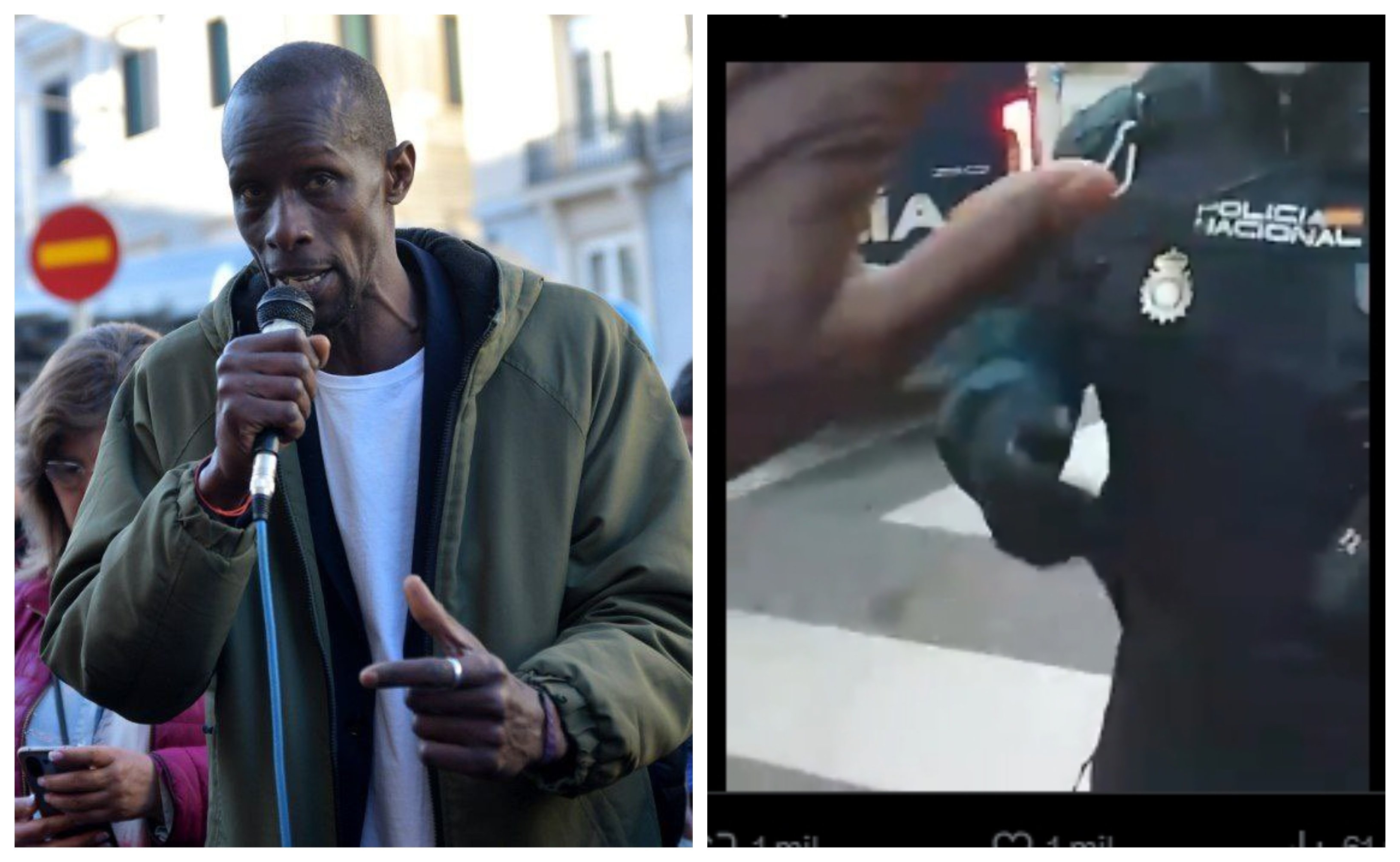 El podemita, Serigne Mbayè, denuncia la actuación policial por un supuesto "perfilamento racial, abuso de autoridad y violencia física y verbal"