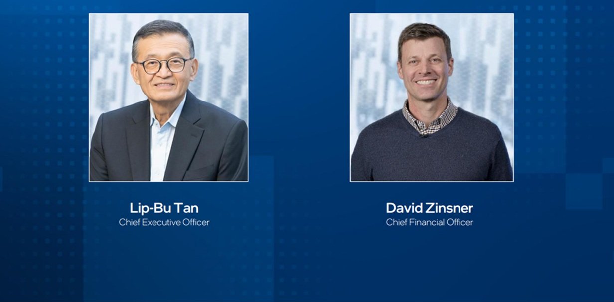 Lip-Bu Tan y David Zinsner, CEO y director financiero de Intel, respectivamente, destacan el desempeño al final de 2025 y que avanzan para "construir una nueva Intel"