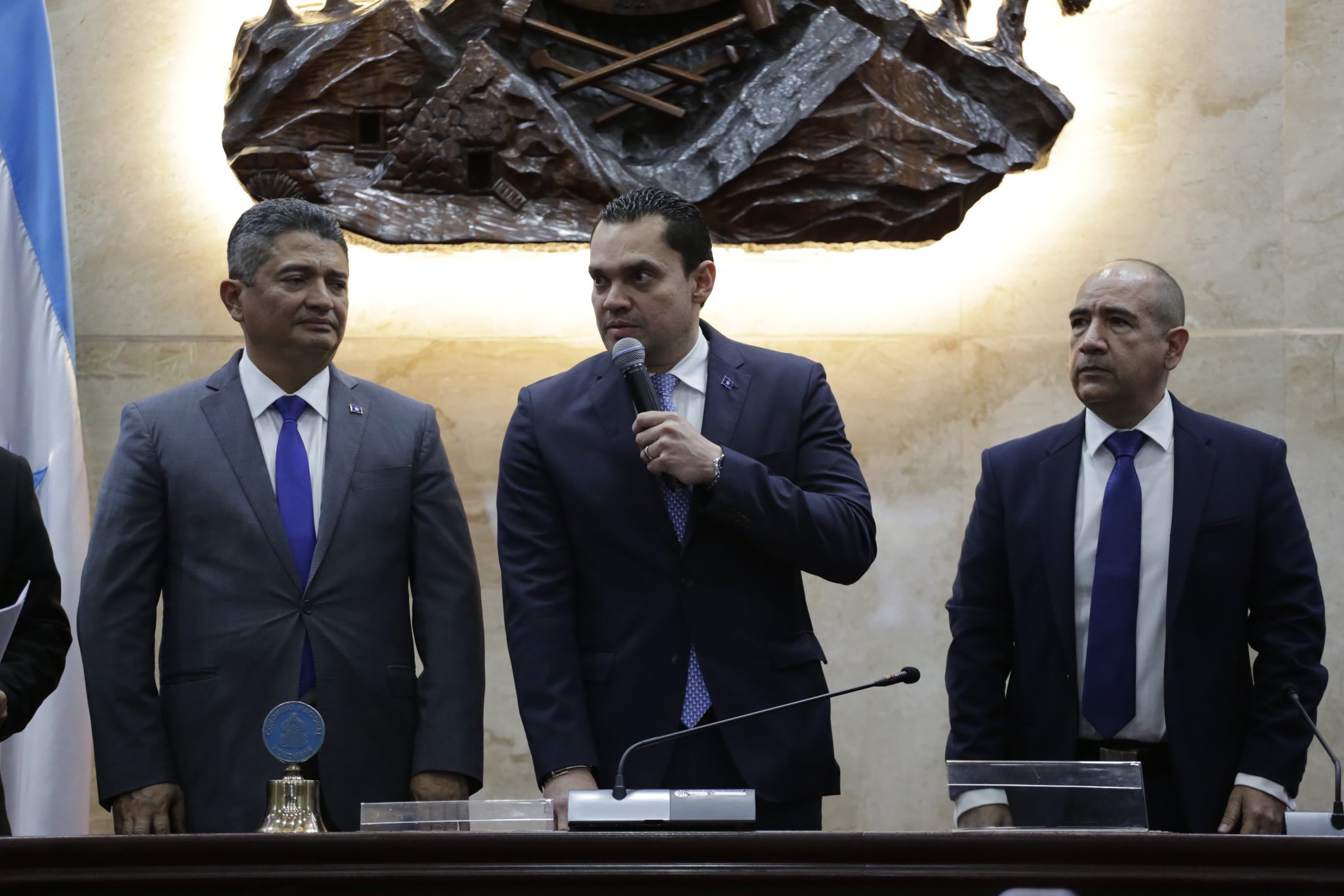 El nuevo presidente del Congreso hondureño, Tommy Zambrano