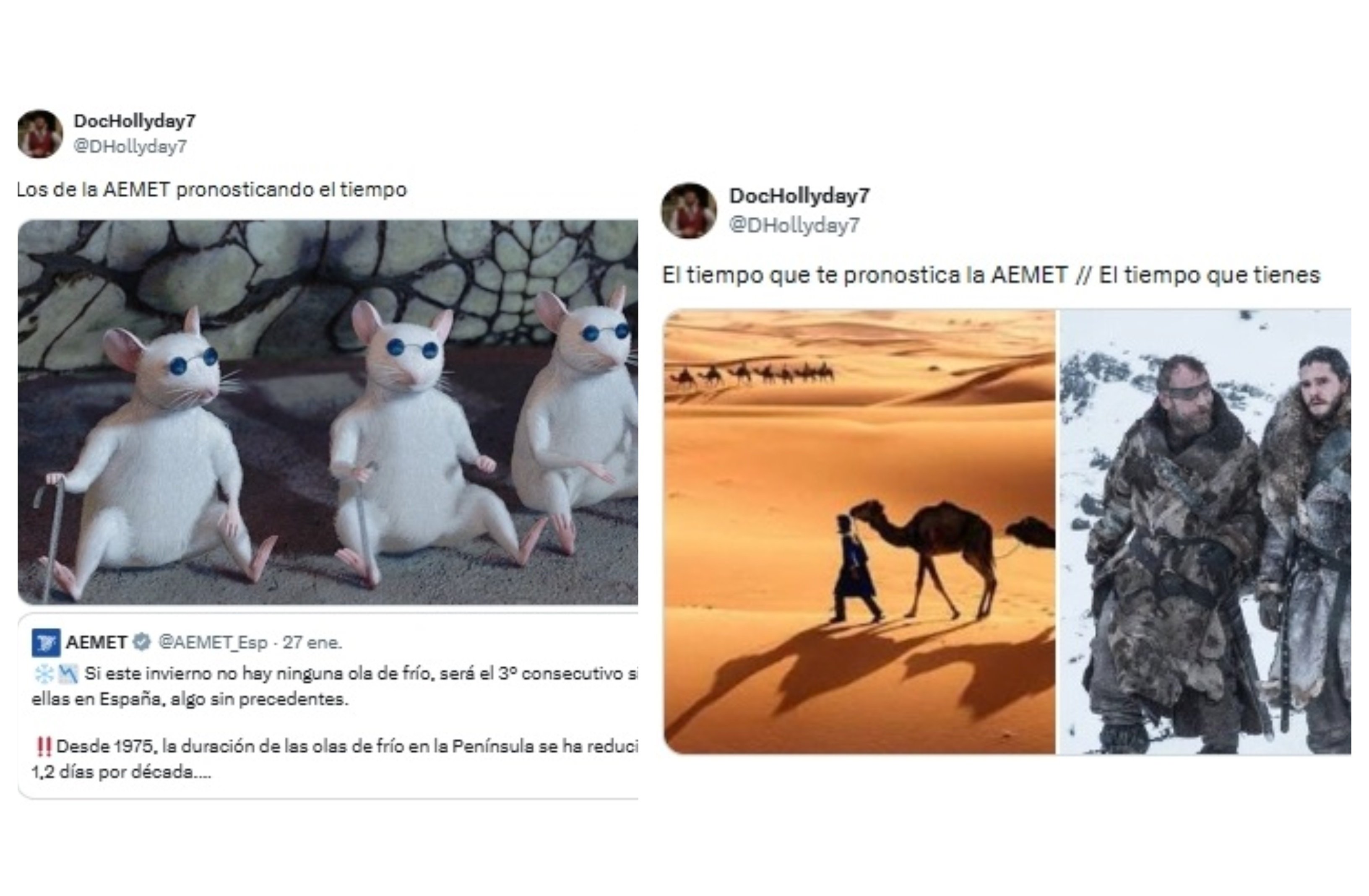 La meteorología falla más... que una escopeta de feria